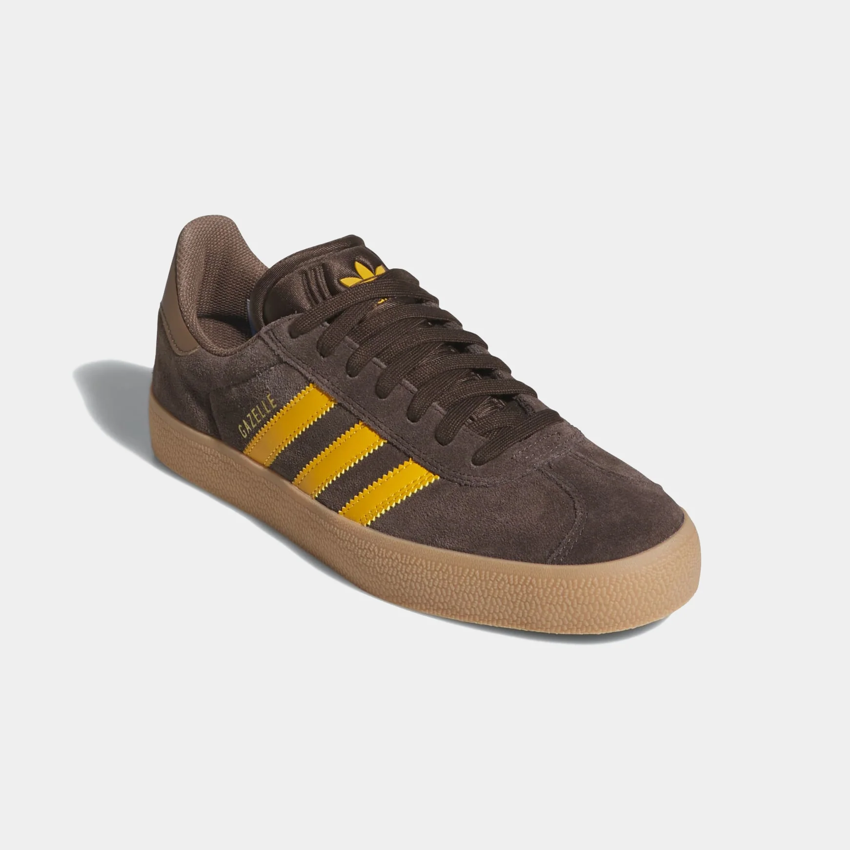ADIDAS GAZELLE ADV - BROWN/YELLOW - Image 2