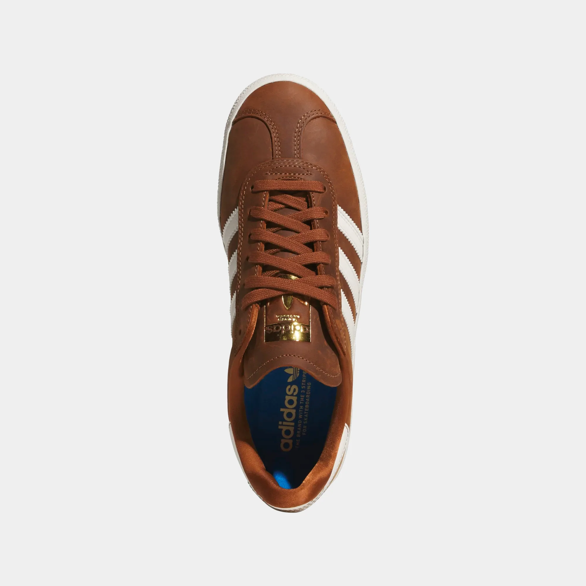 ADIDAS GAZELLE ADV - BROWN/WHITE - Image 3