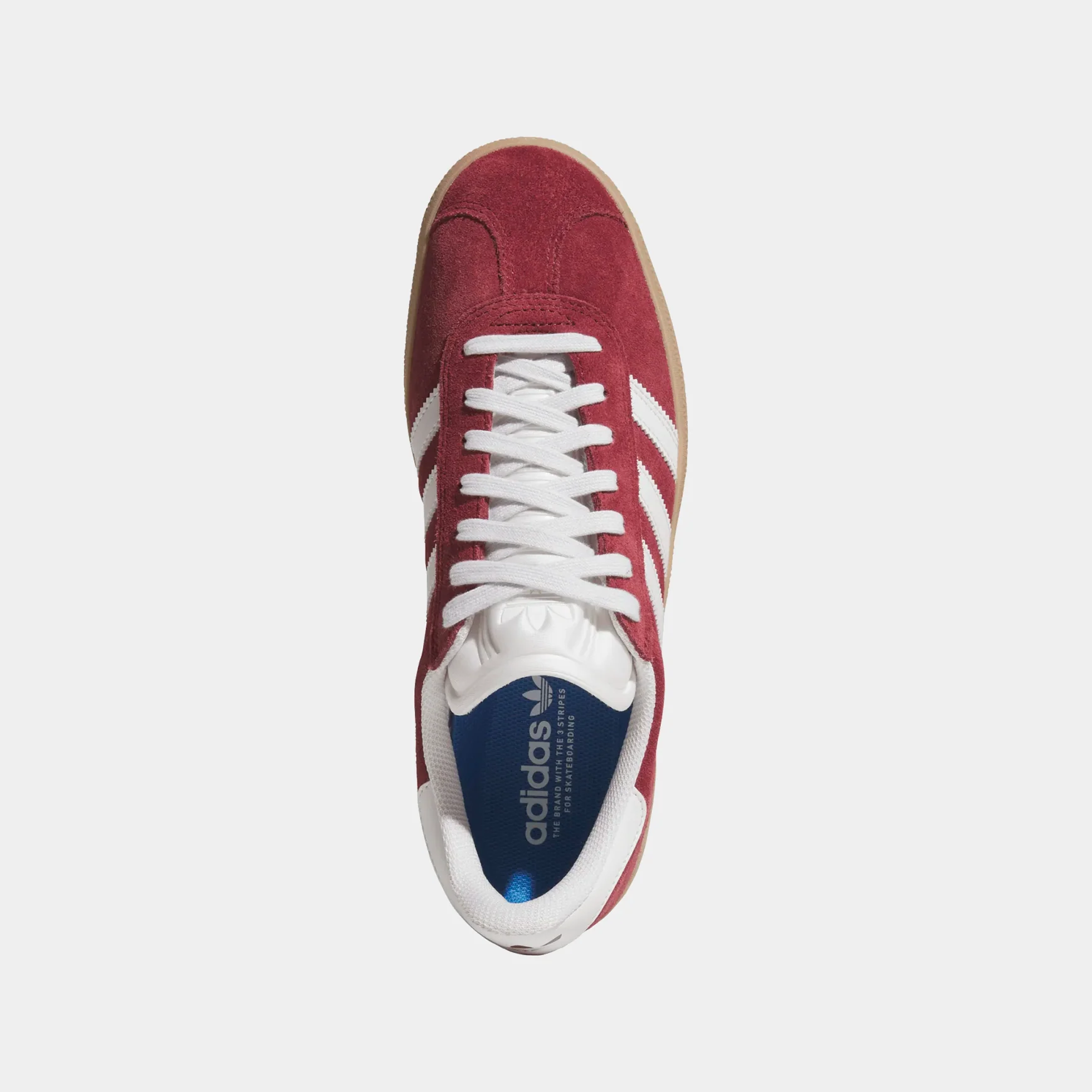ADIDAS GAZELLE ADV - SHADOW RED/WHITE - Image 3