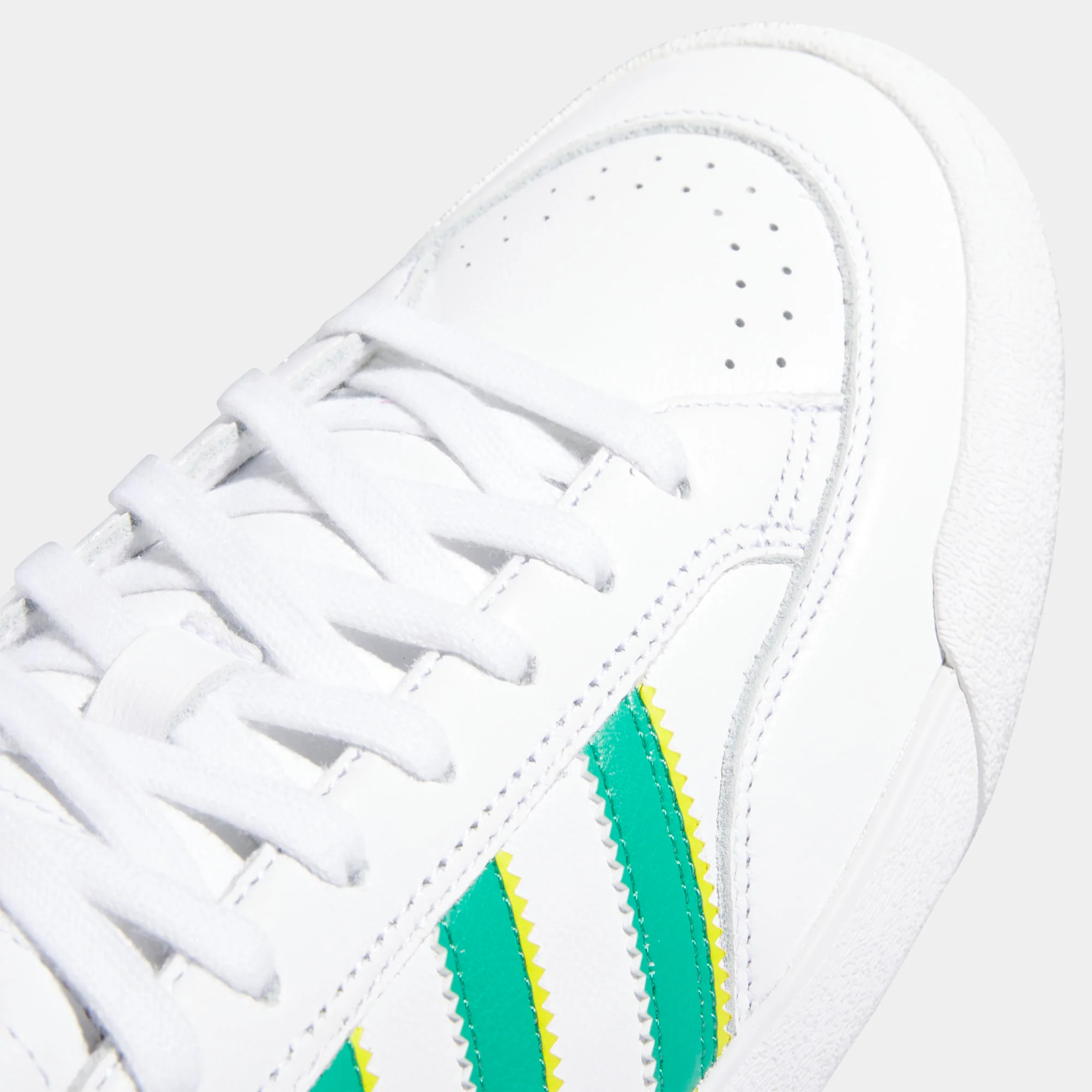 ADIDAS NORA - WHITE/GREEN-YELLOW - Image 3