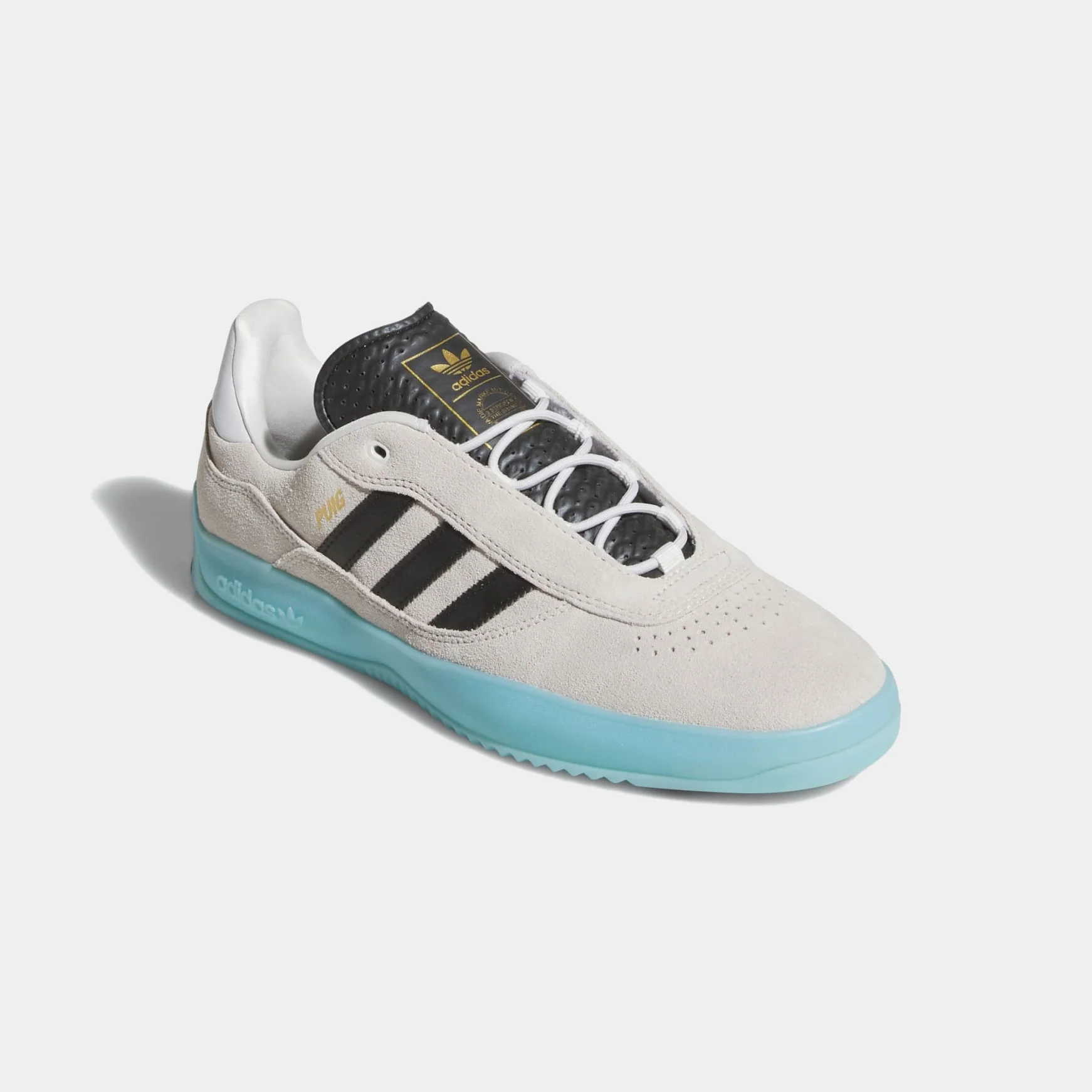 ADIDAS PUIG - WHITE/BLACK-AQUA - Image 2