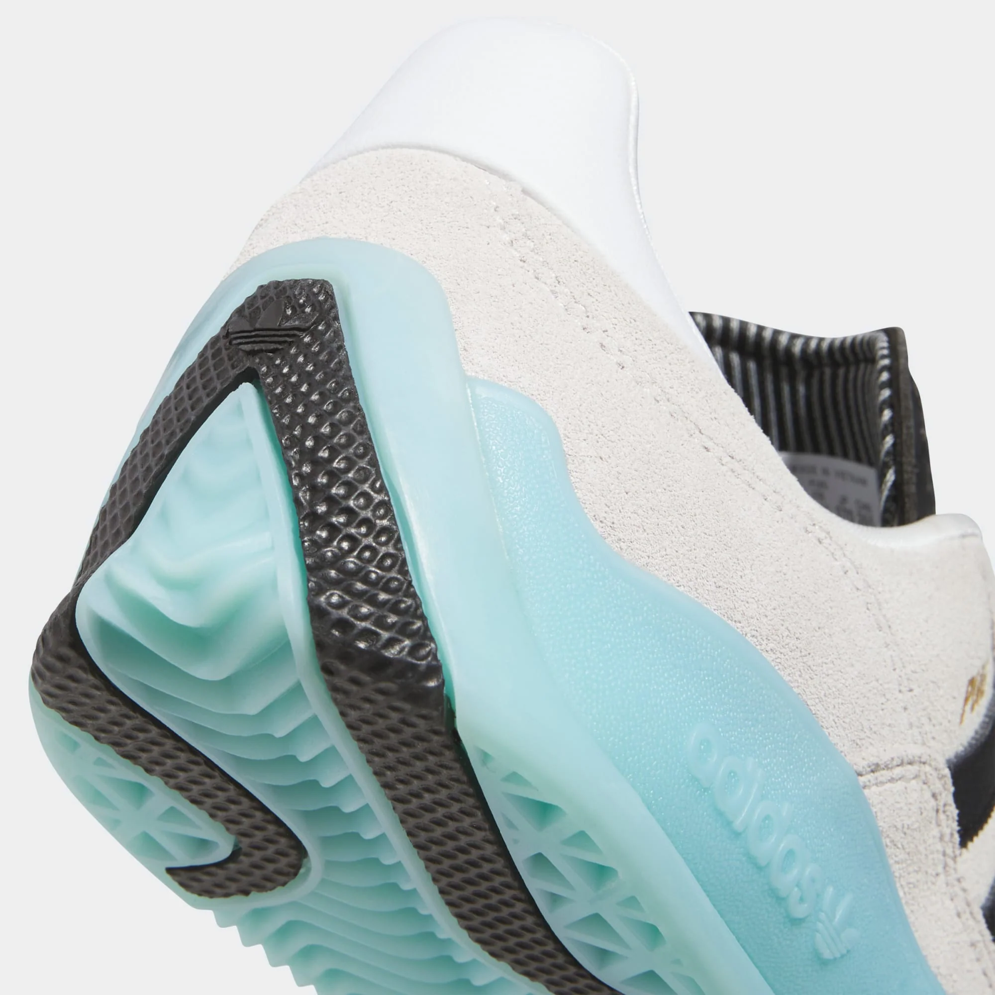 ADIDAS PUIG - WHITE/BLACK-AQUA - Image 4