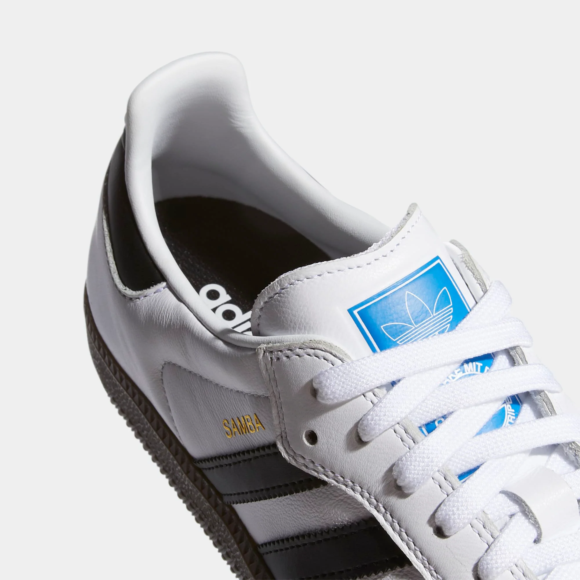 ADIDAS SAMBA ADV - WHITE/BLACK-GUM - Image 2
