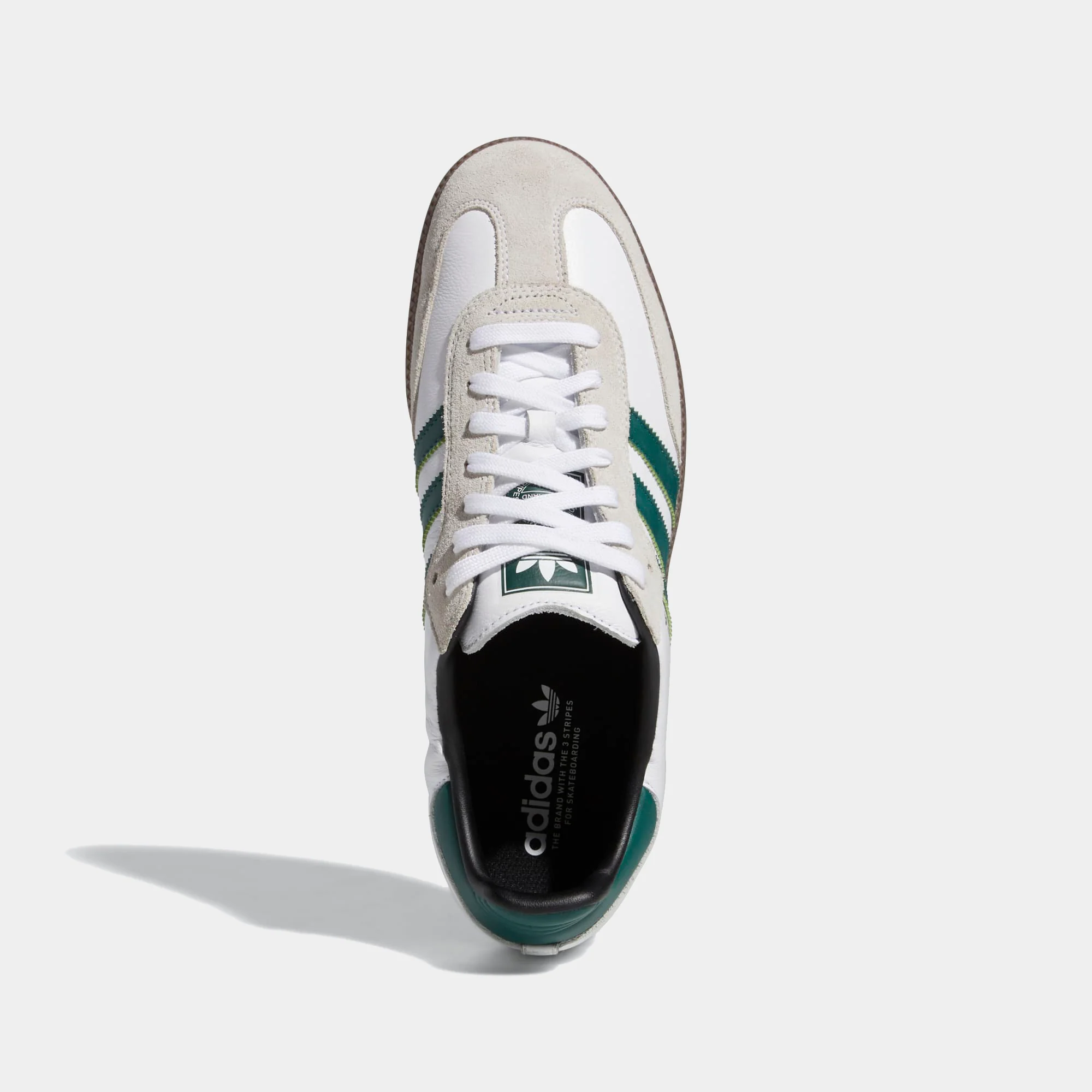 ADIDAS SAMBA ADV - WHITE/GREEN - Image 2