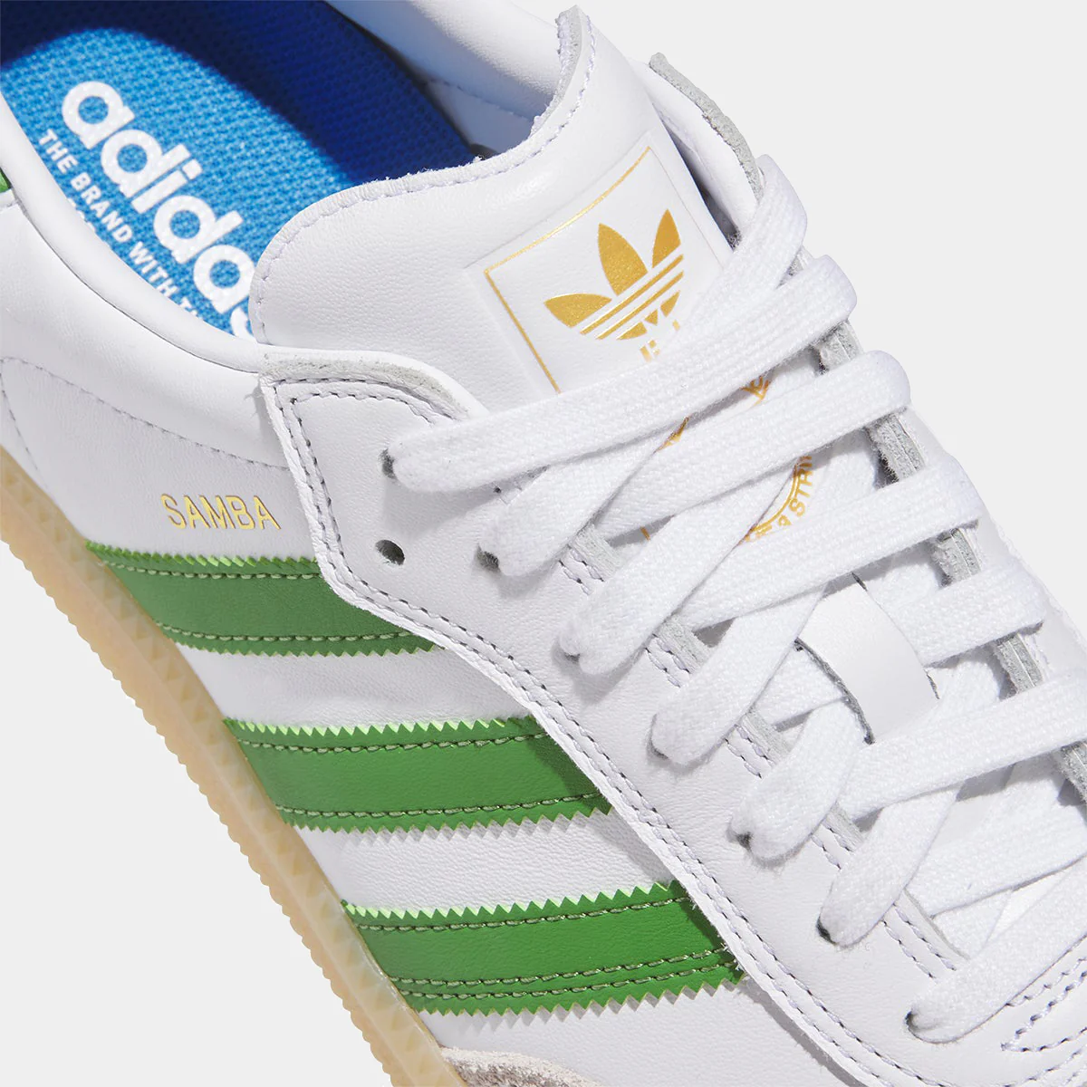 ADIDAS SAMBA ADV - WHITE/GREEN - Image 3