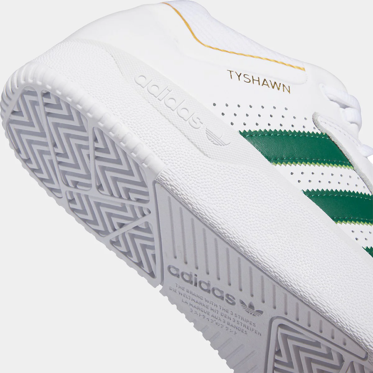 ADIDAS TYSHAWN - WHITE/DARK GREEN - Image 2