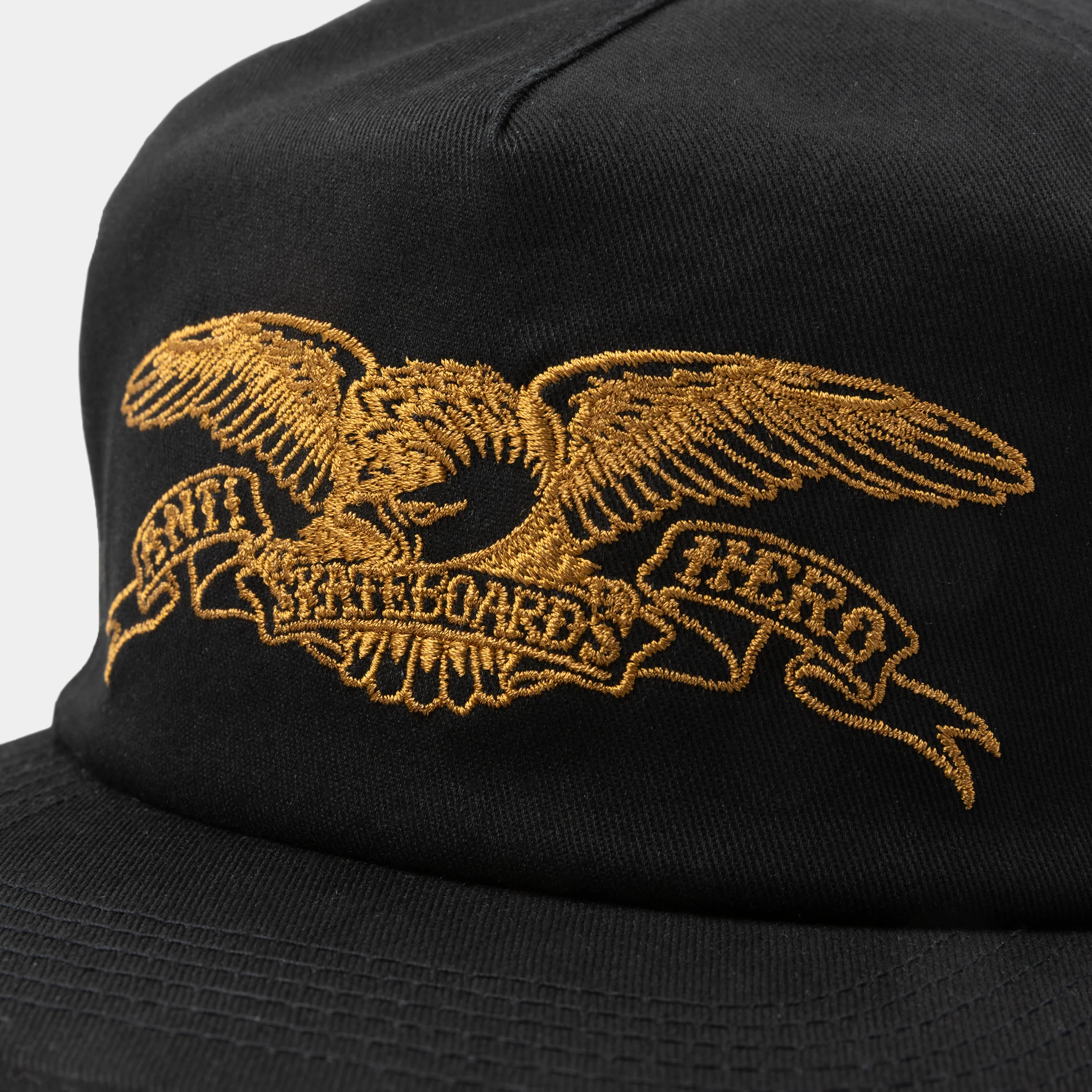 ANTI-HERO BASIC EAGLE HAT - BLACK/GOLD - Image 2