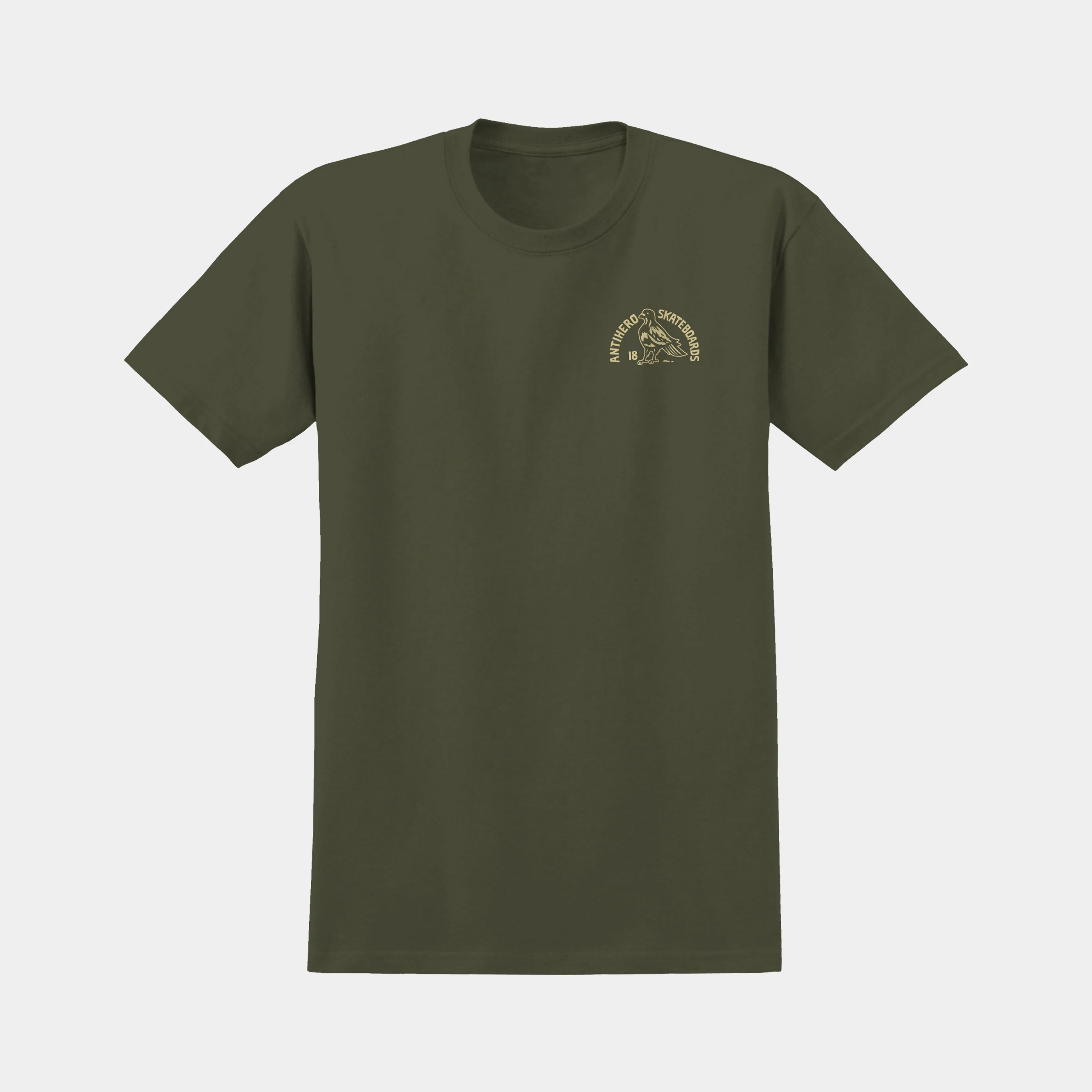 ANTI-HERO CLUBHOUSE TEE - OLIVE/CREAM - Image 2