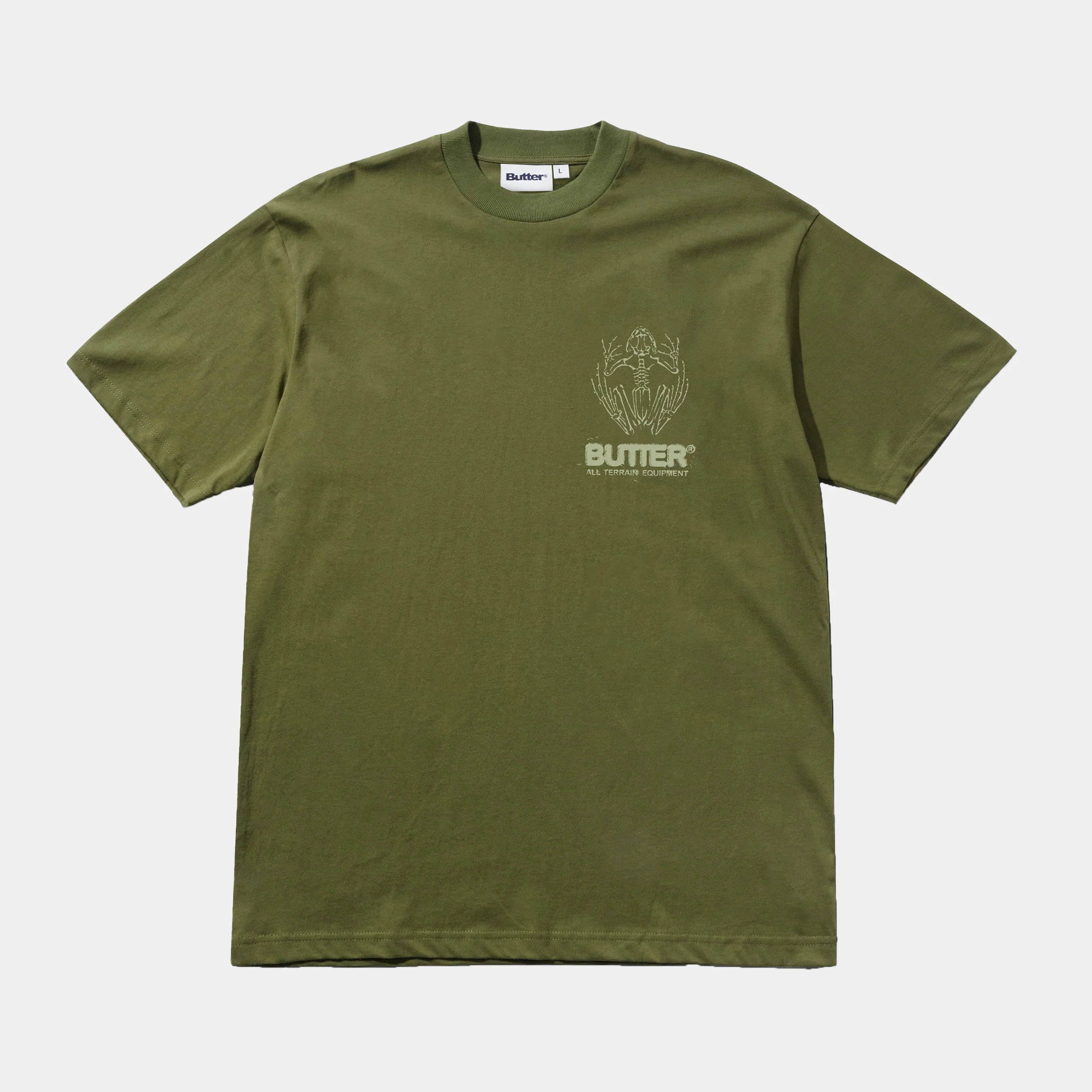BUTTER FOSSIL TEE - MOSS - Image 2