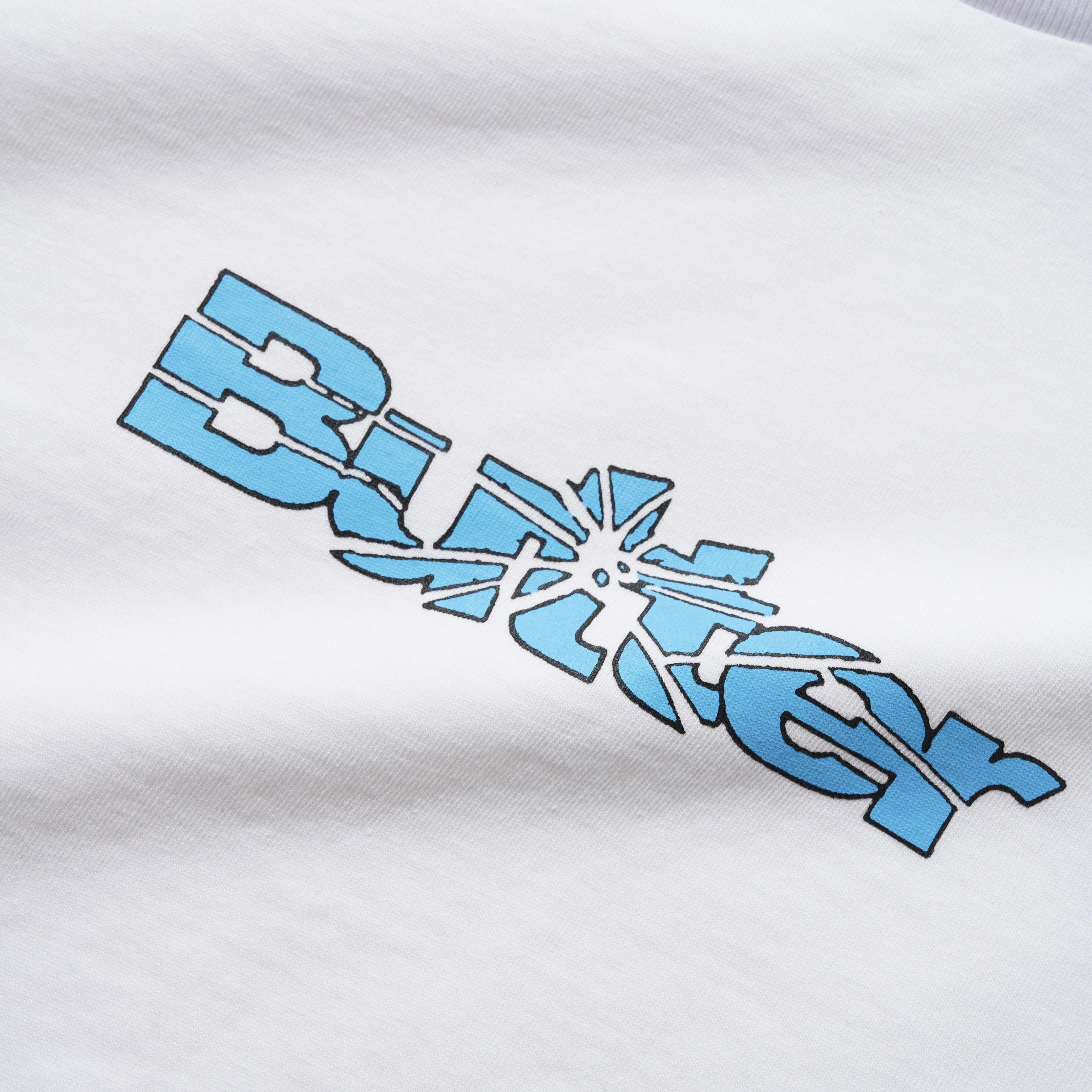 BUTTER GOODS SMASHED LOGO TEE - WHITE - Image 2