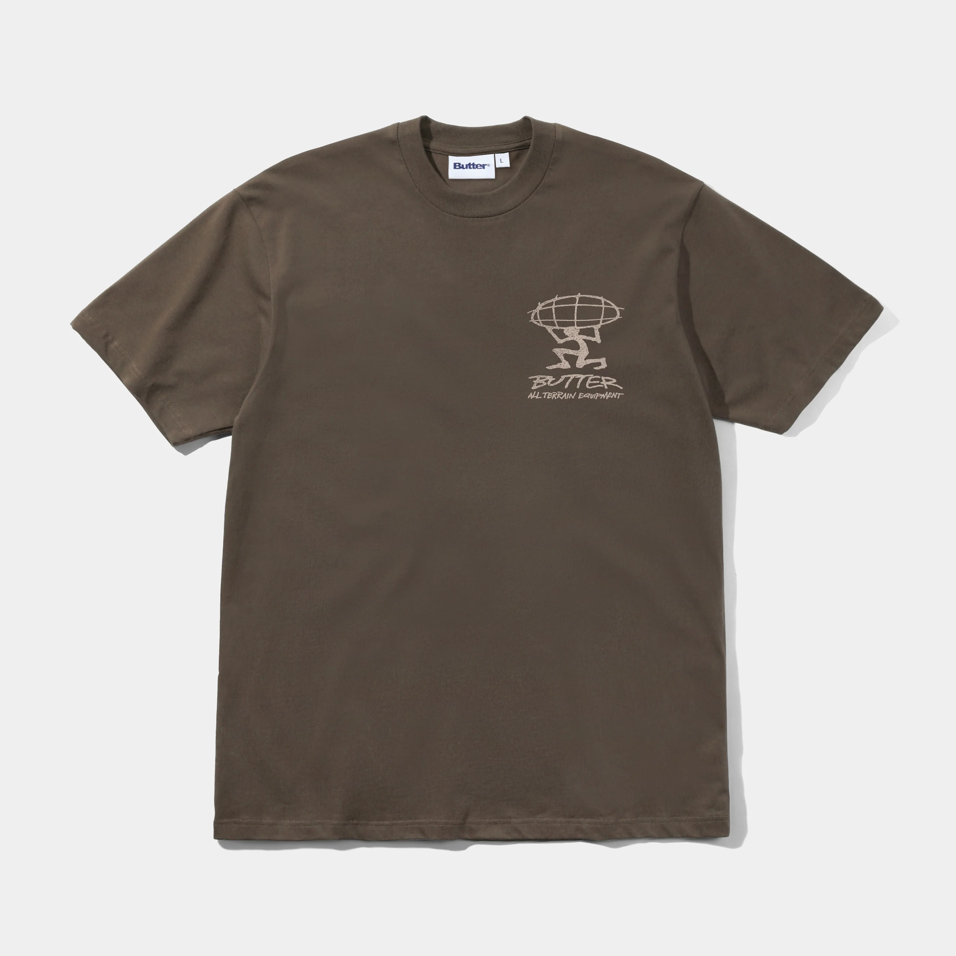 BUTTER GOODS TERRAIN TEE - BROWN - Image 2
