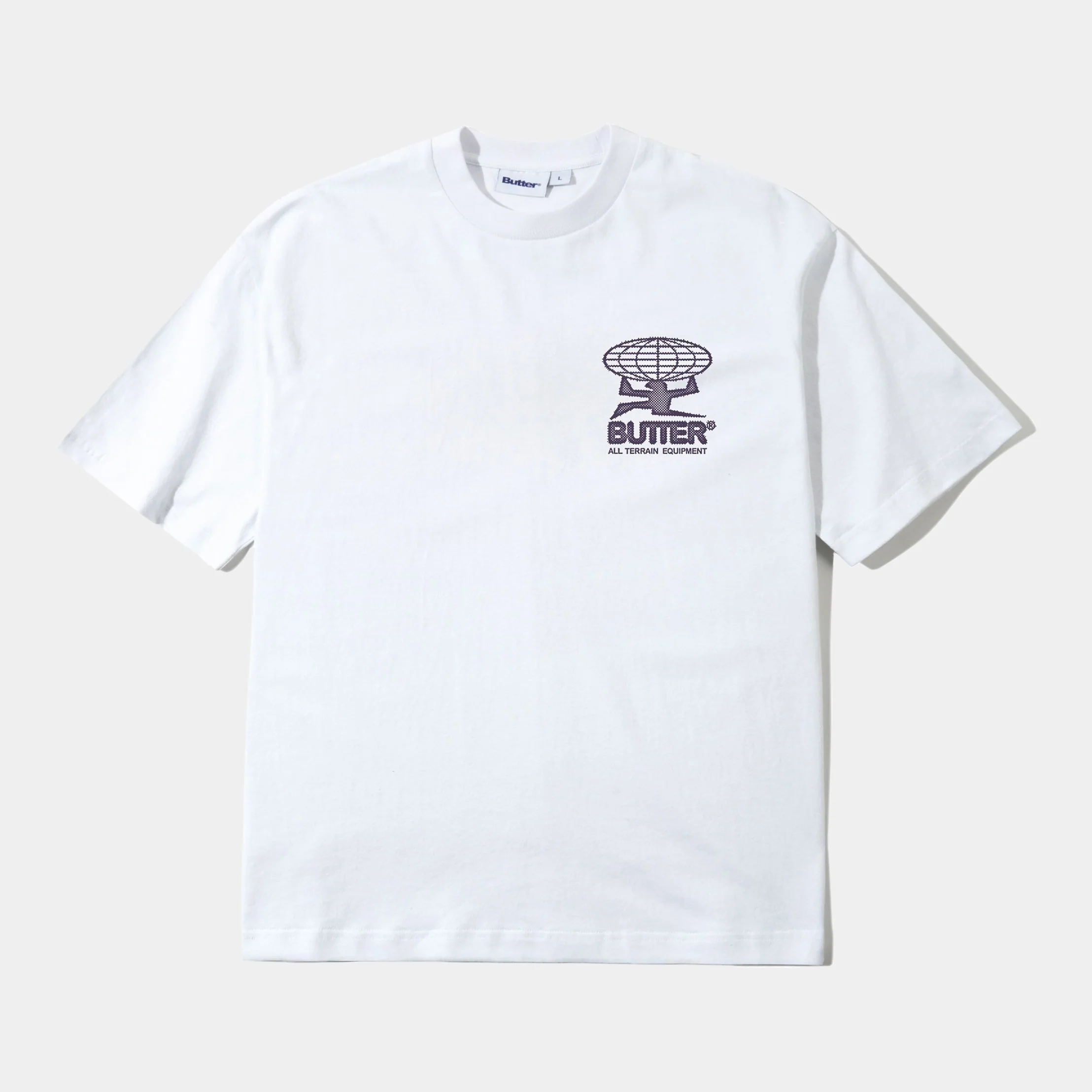 BUTTER GOODS TERRAIN TEE - WHITE - Image 2
