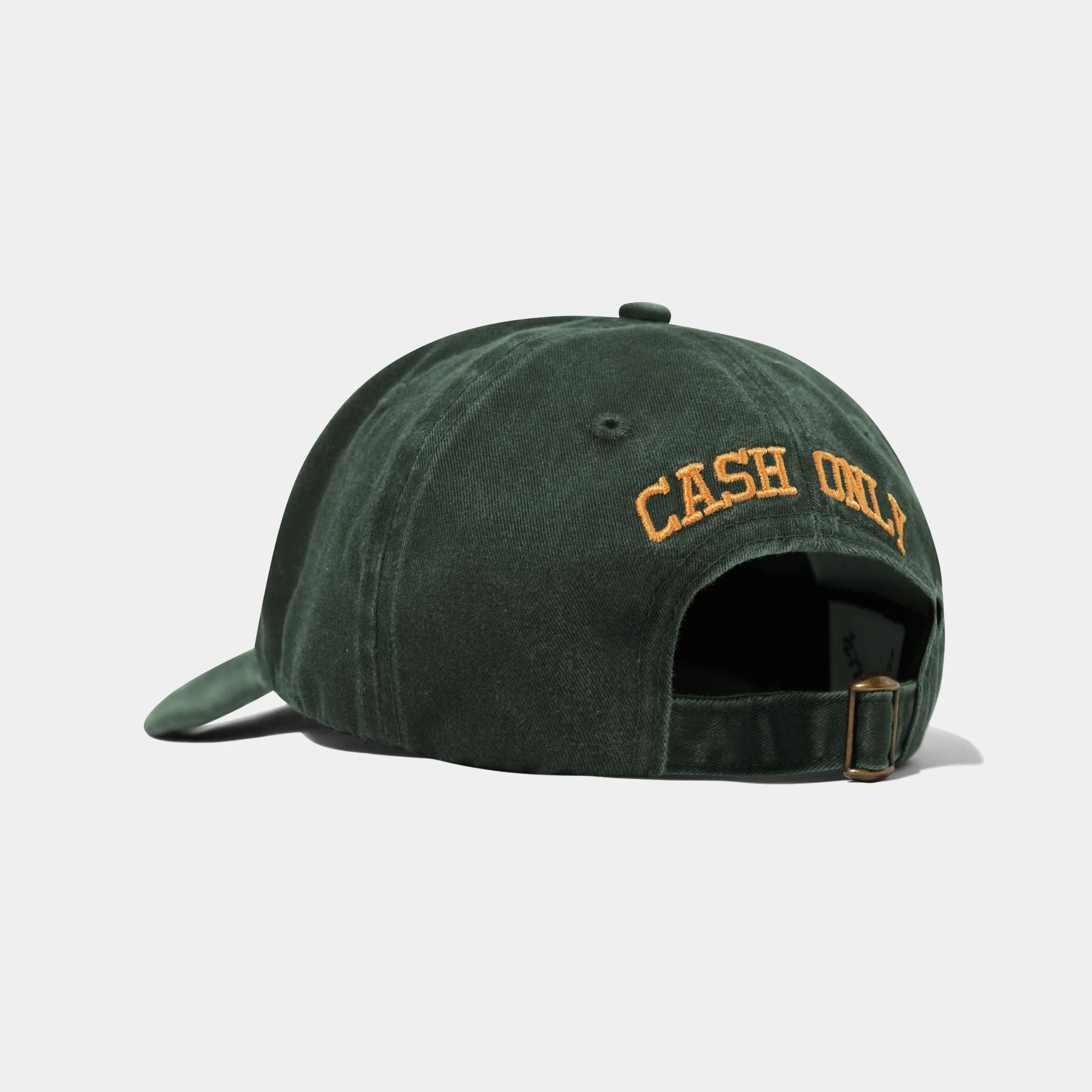 CASH ONLY CAMPUS 6 PANEL HAT - WASHED FATIGUE - Image 2