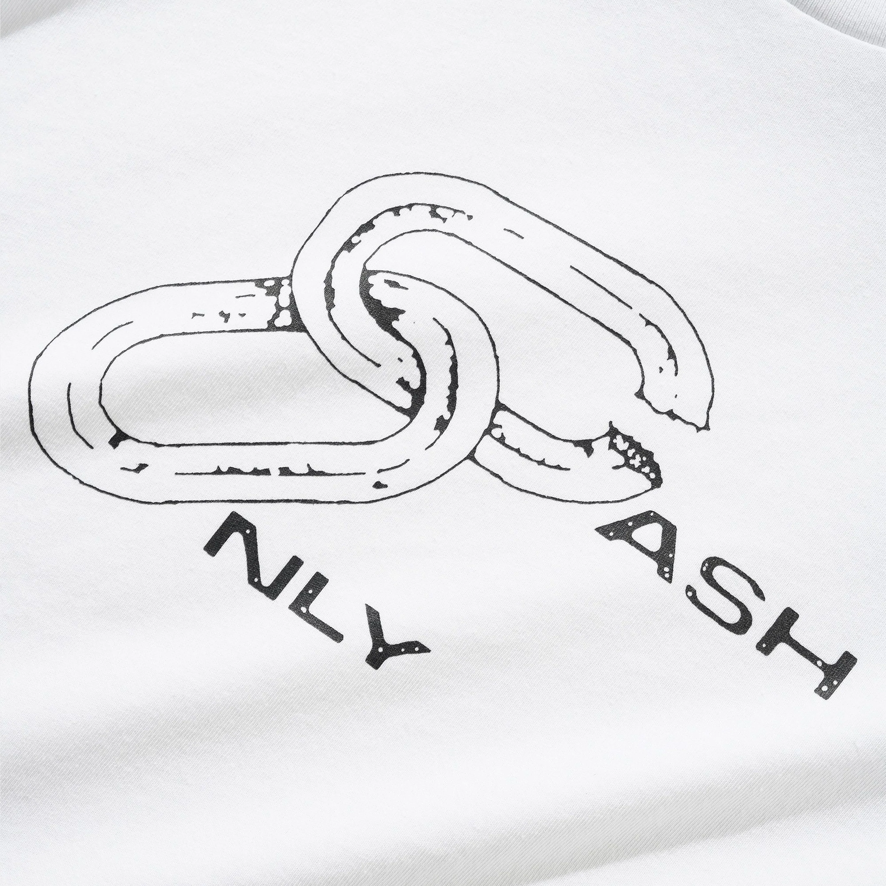 CASH ONLY CHAIN TEE - WHITE - Image 2