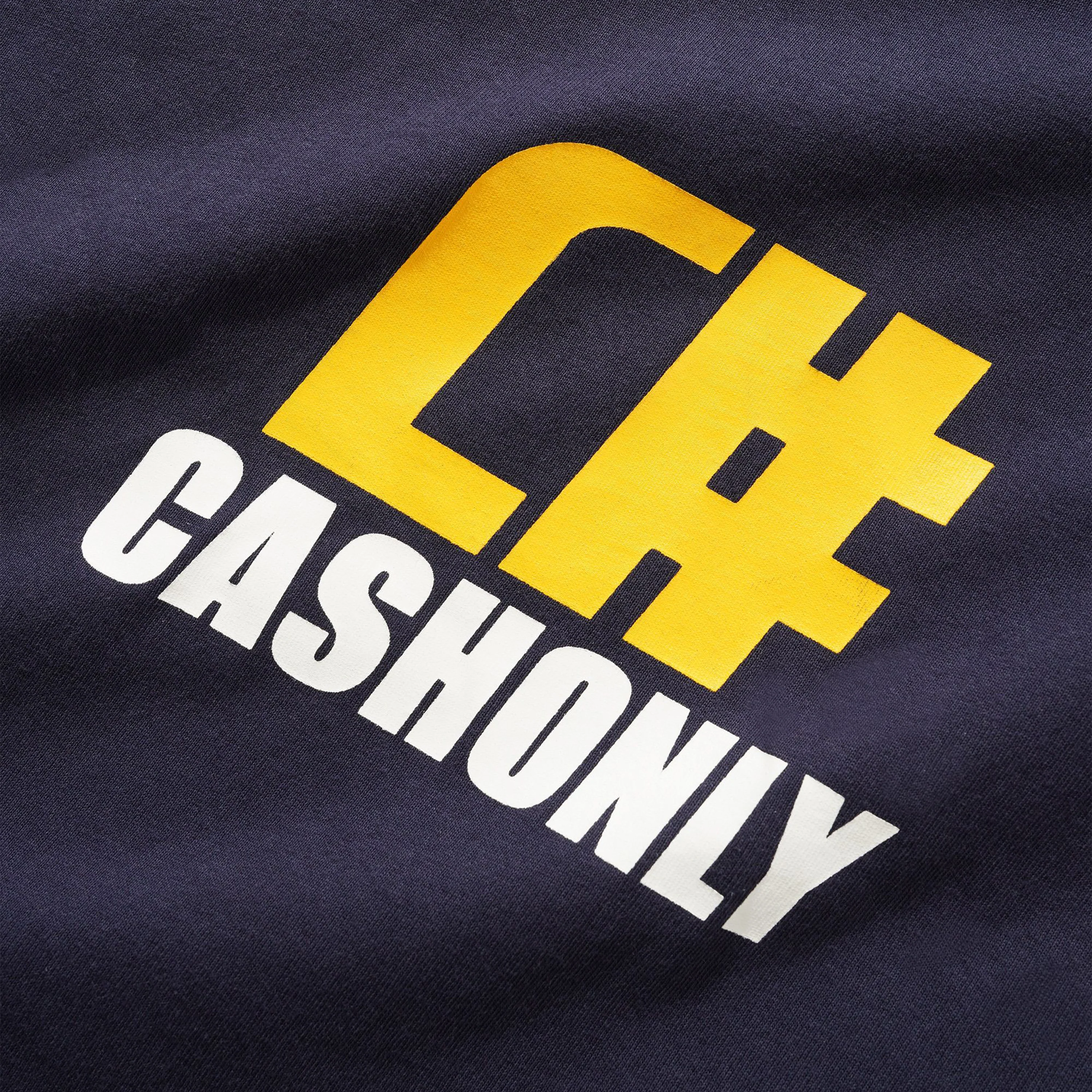 CASH ONLY NUMERIC TEE - NAVY - Image 2