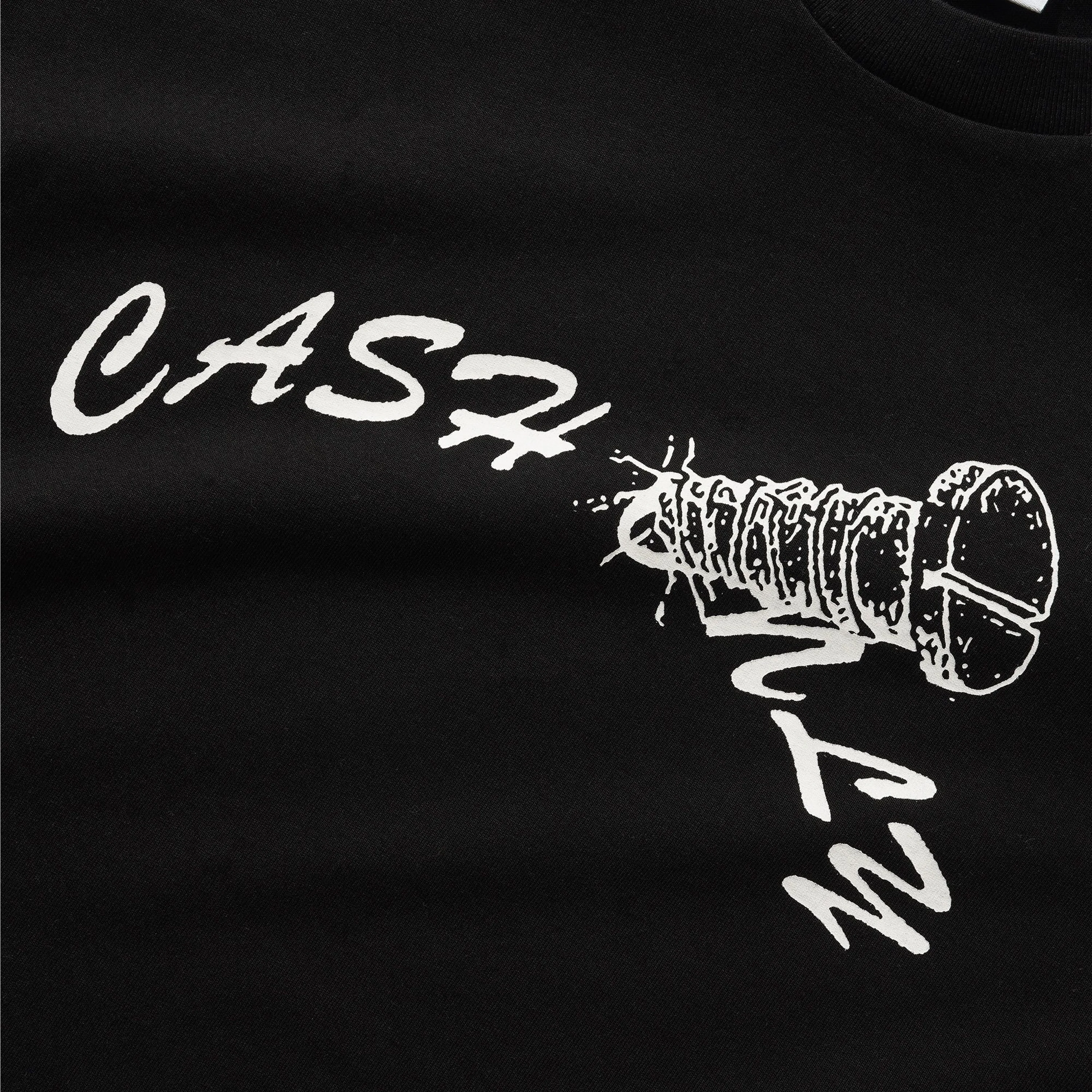 CASH ONLY SCREW LOGO TEE - BLACK - Image 2