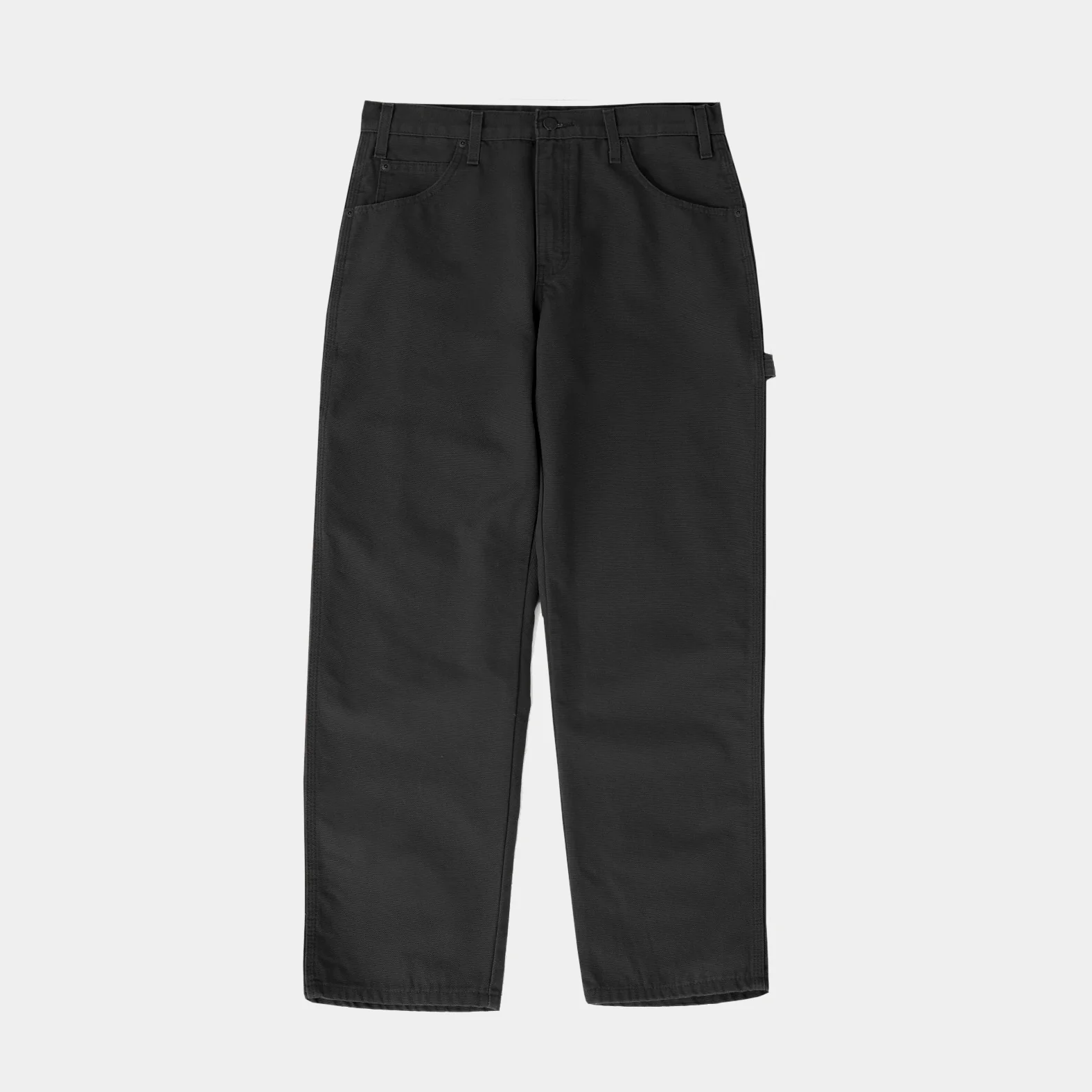 DICKIES REGULAR FIT DUCK CARPENTER PANT - BLACK - Image 2