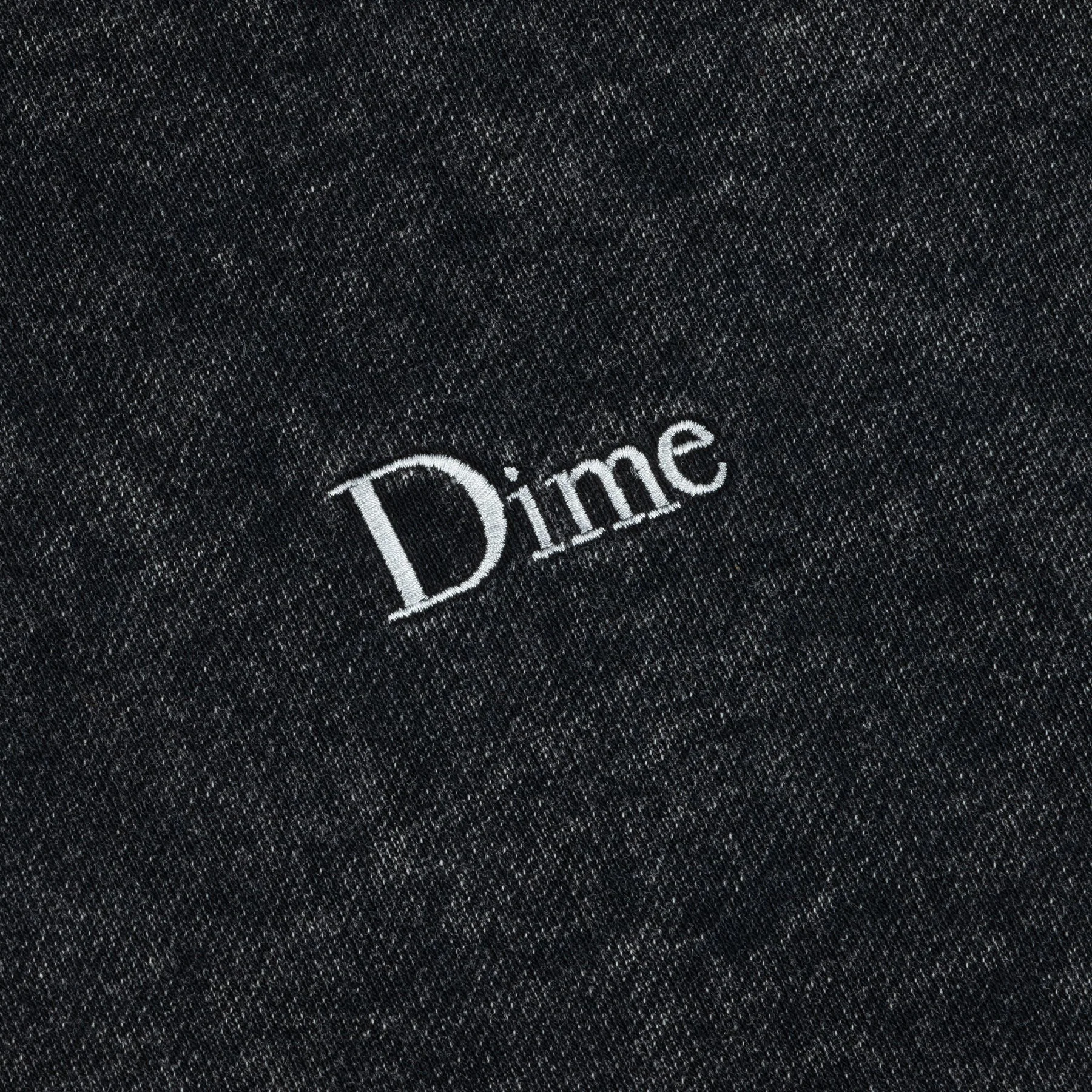 DIME CLASSIC FRENCH TERRY HOODIE - FADED BLACK - Image 2