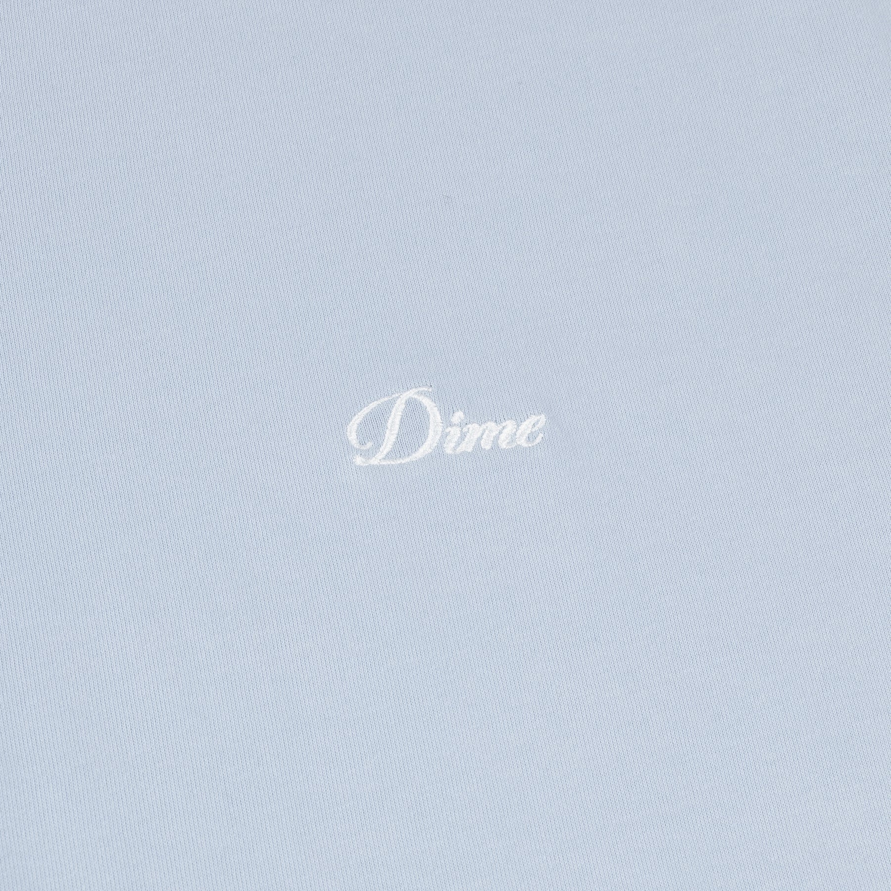 DIME CURSIVE SMALL LOGO TEE - BLUE FOG - Image 2