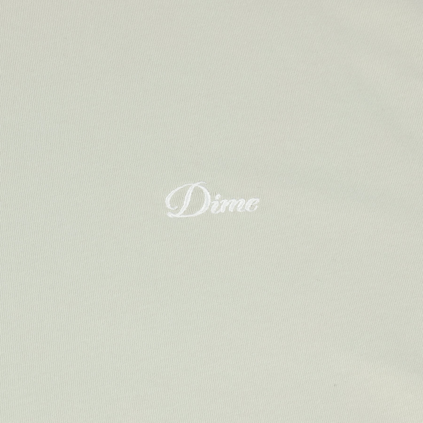 DIME CURSIVE SMALL LOGO TEE - CHARCOAL MOSS - Image 2