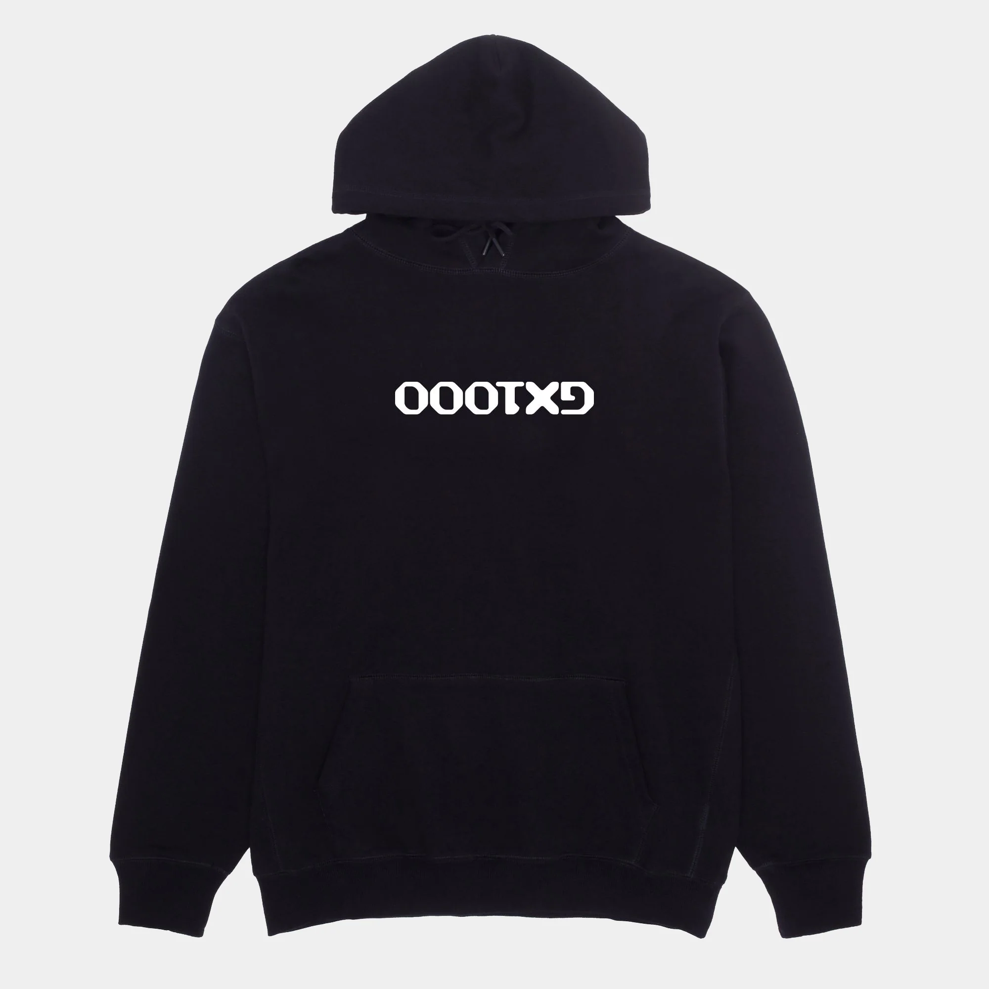 GX1000 OG LOGO UPSIDE DOWN HOODIE - BLACK
