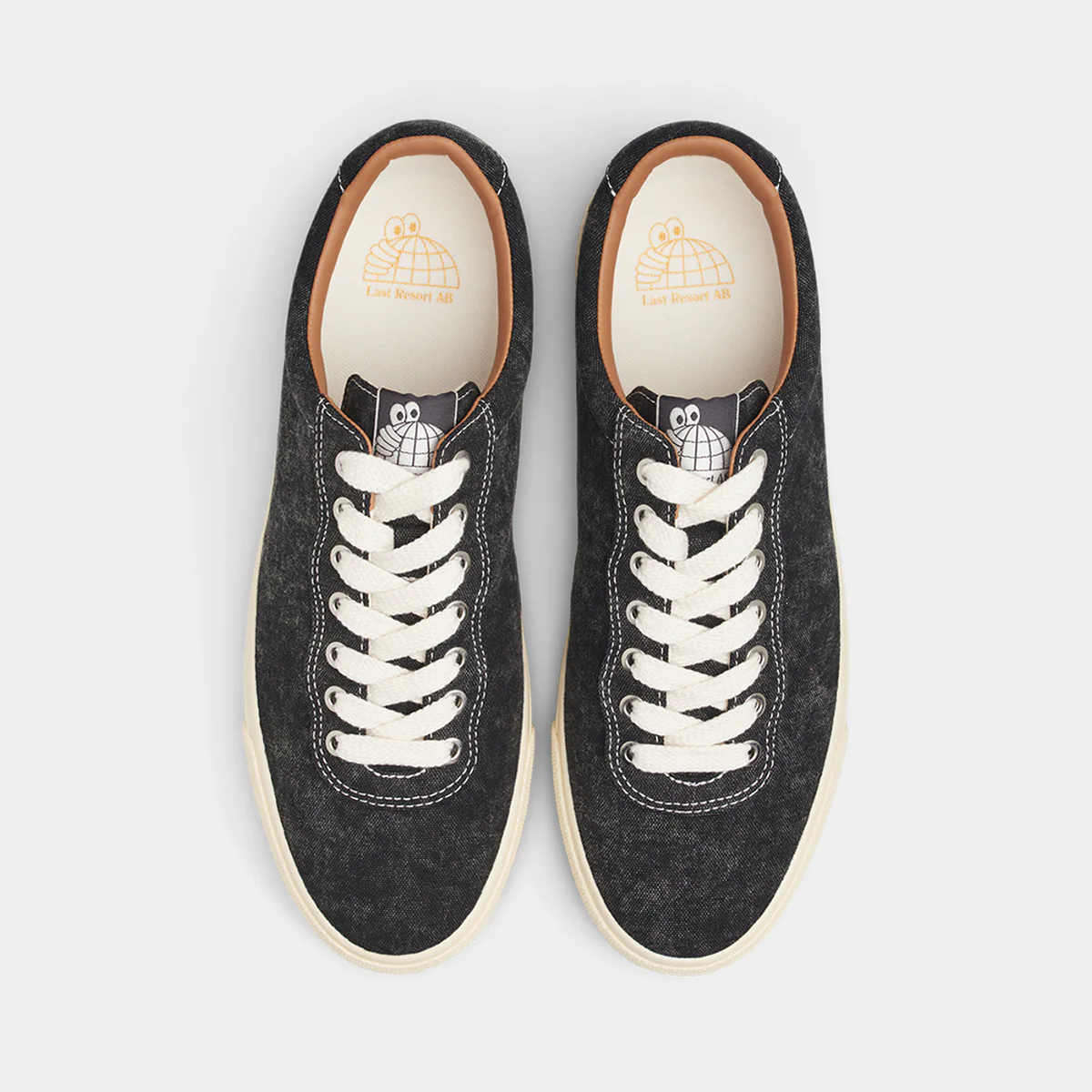 LAST RESORT AB VM001 LO CANVAS - WASHED BLACK/WHITE - Image 3
