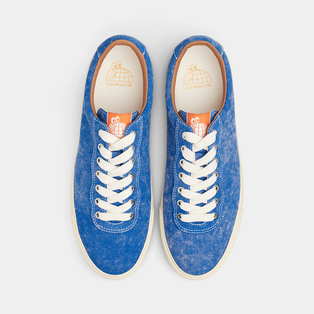 LAST RESORT AB VM001 LO CANVAS - WASHED ROYAL BLUE/WHITE - Image 3