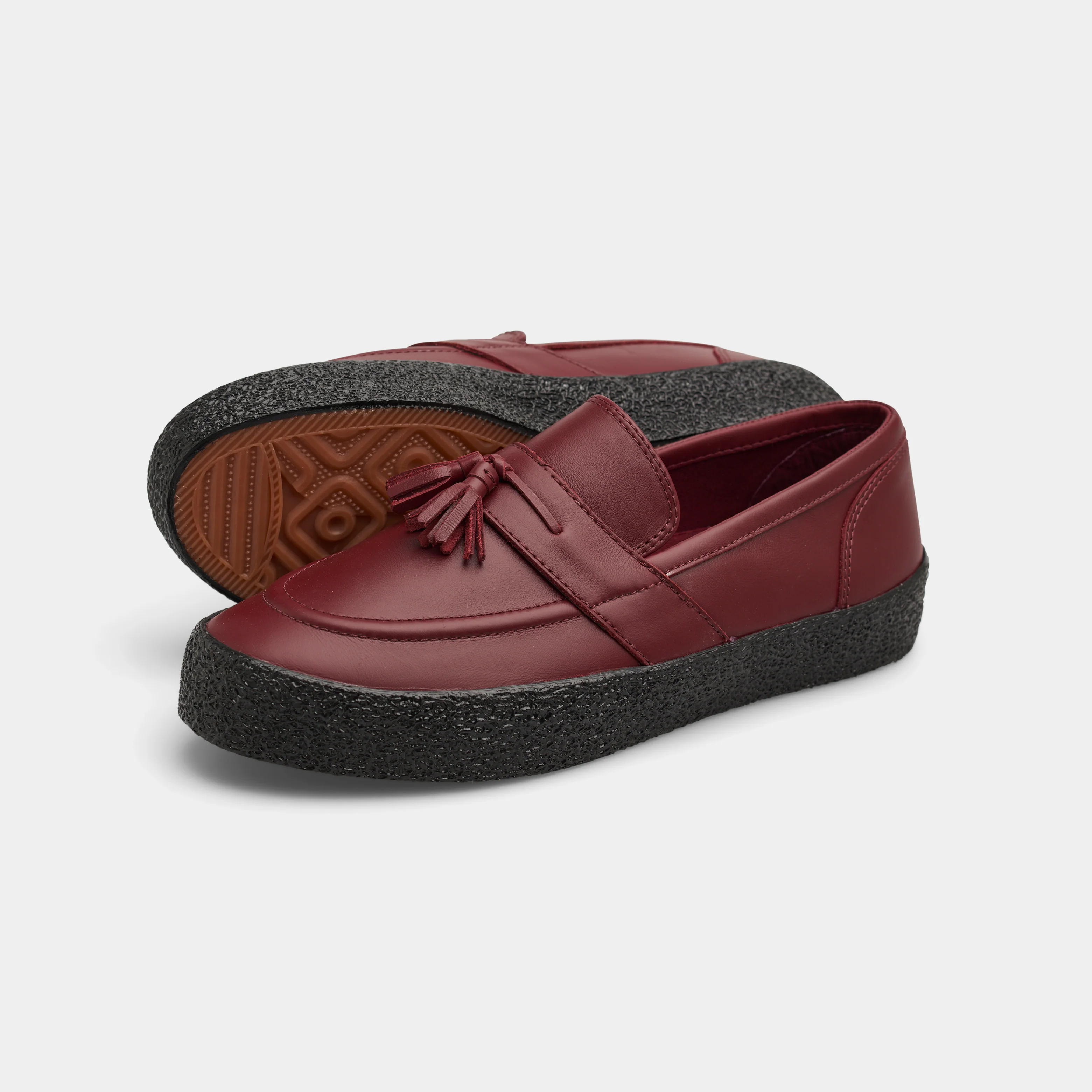 LAST RESORT AB VM005 LOAFER LEATHER - OXBLOOD RED/BLACK - Image 2