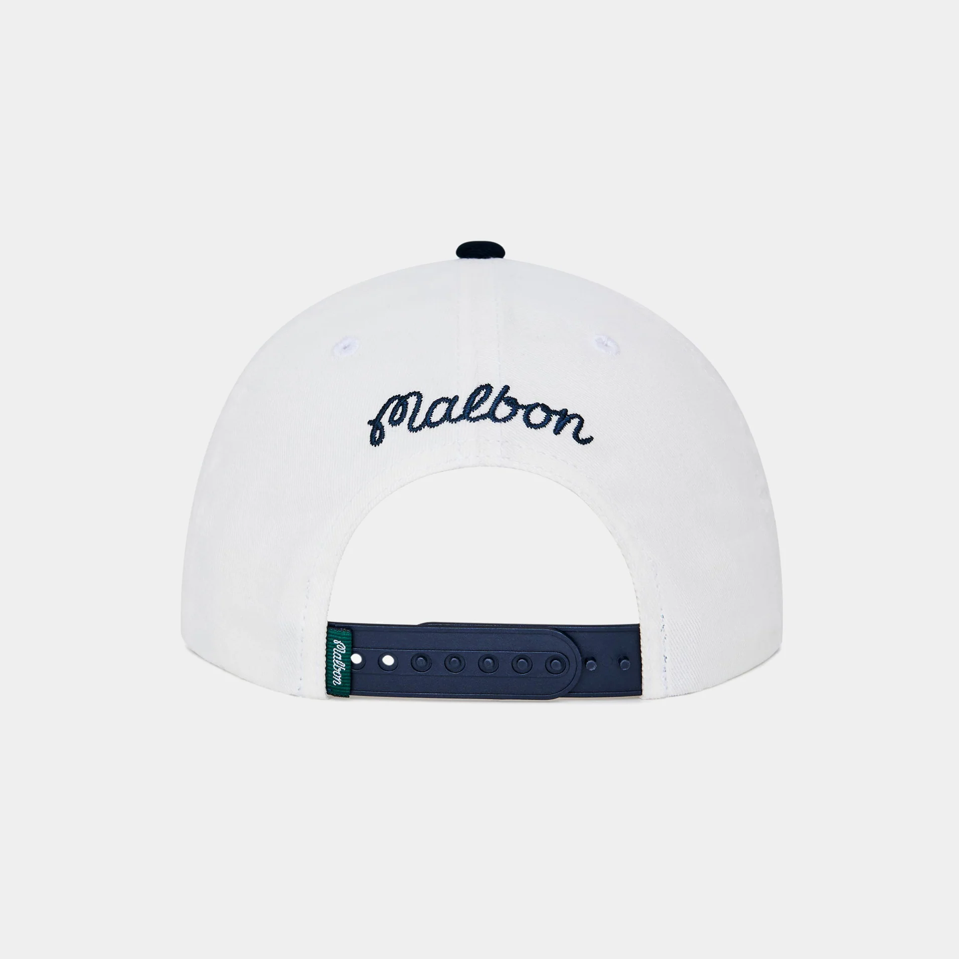MALBON PALMERA HAT - WHITE/NAVY - Image 2