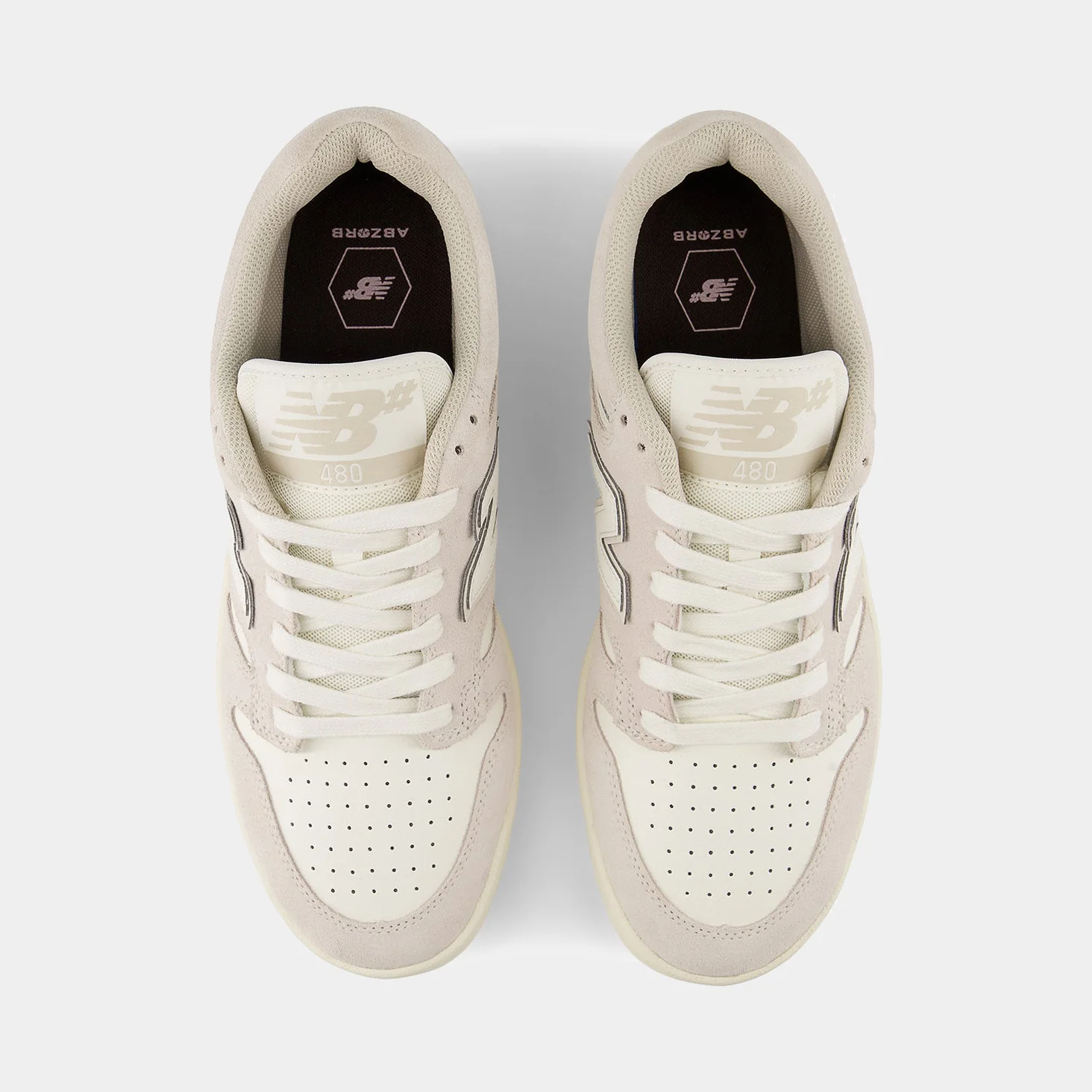 NEW BALANCE 480 - VANILLA/VANILLA - Image 3