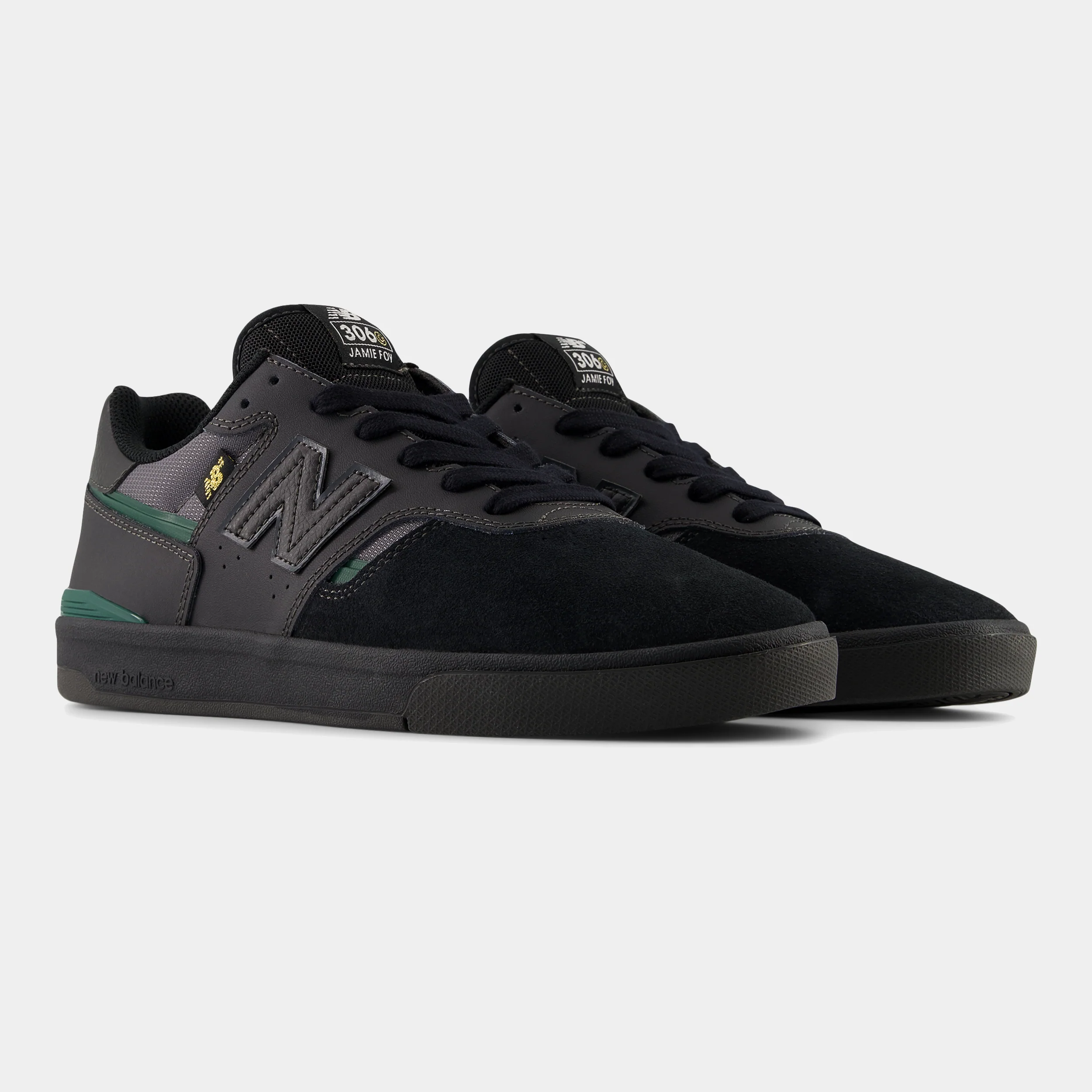 NEW BALANCE FOY 306 CUP - BLACK/GREEN - Image 2
