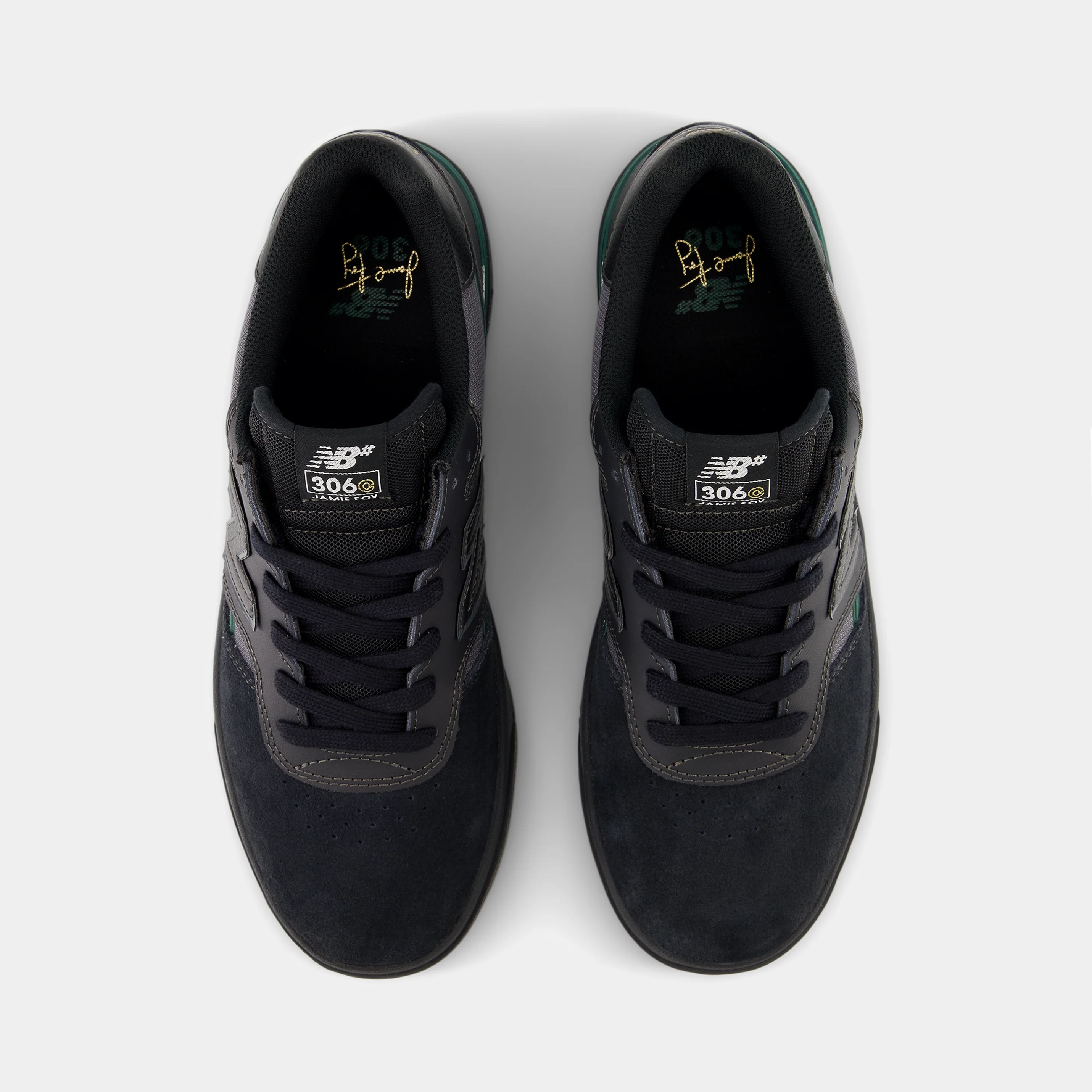 NEW BALANCE FOY 306 CUP - BLACK/GREEN - Image 3