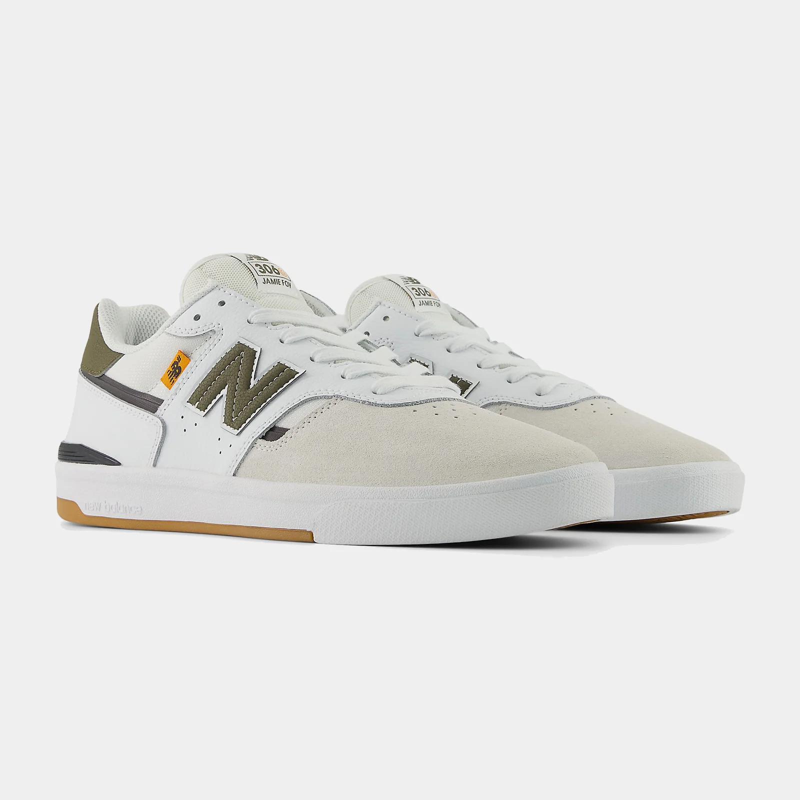 NEW BALANCE FOY 306 CUP - WHITE/OLIVE - Image 2