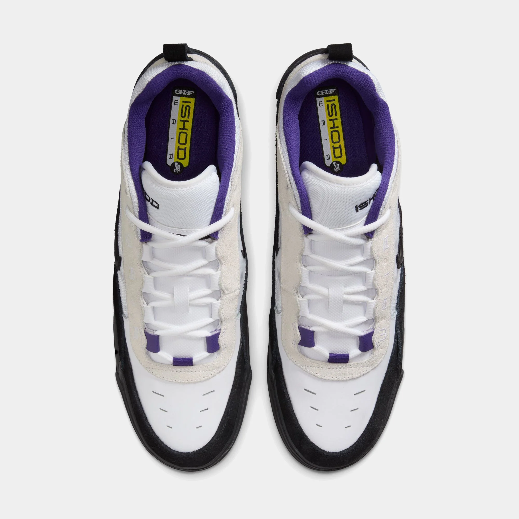 NIKE AIR MAX ISHOD - WHITE/BLACK-COURT PURPLE - Image 3