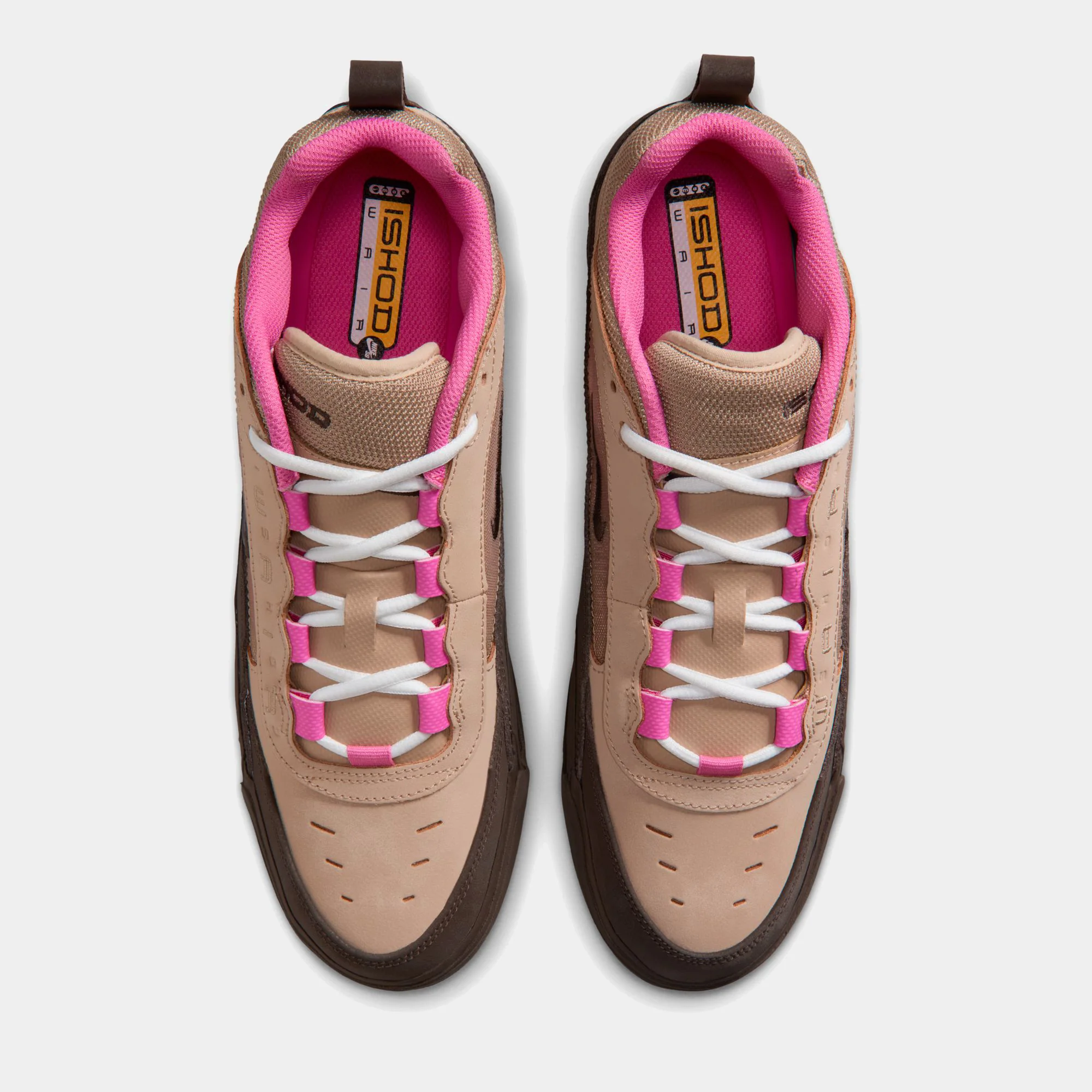 NIKE SB AIR MAX ISHOD - HEMP/BAROQUE BROWN-PINKSICLE - Image 3