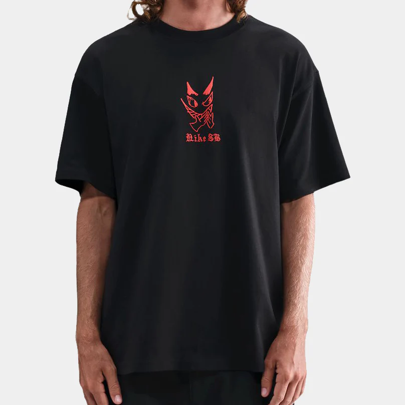 NIKE SB CHARCOAL DUNK TEE - BLACK - Image 2