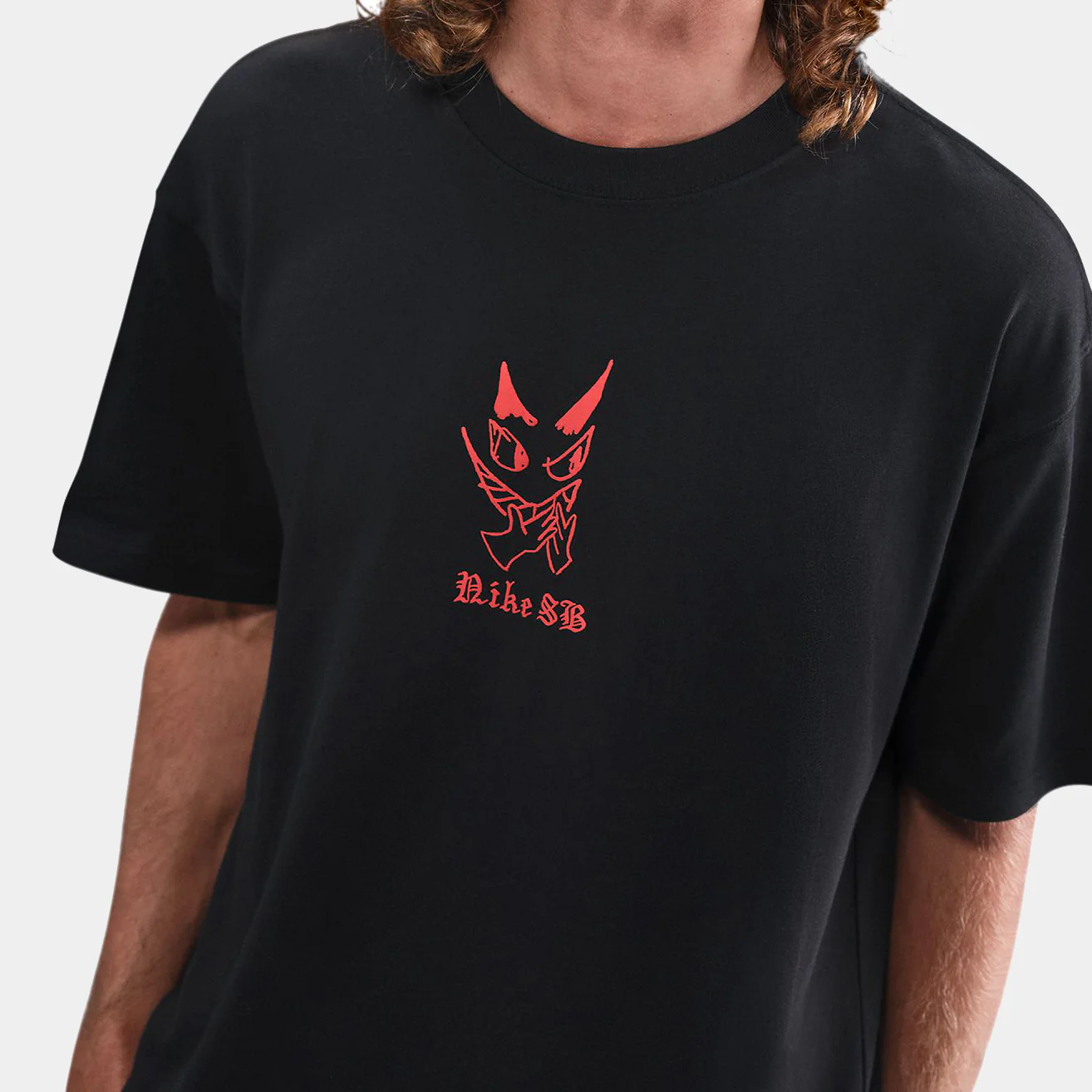NIKE SB CHARCOAL DUNK TEE - BLACK - Image 3