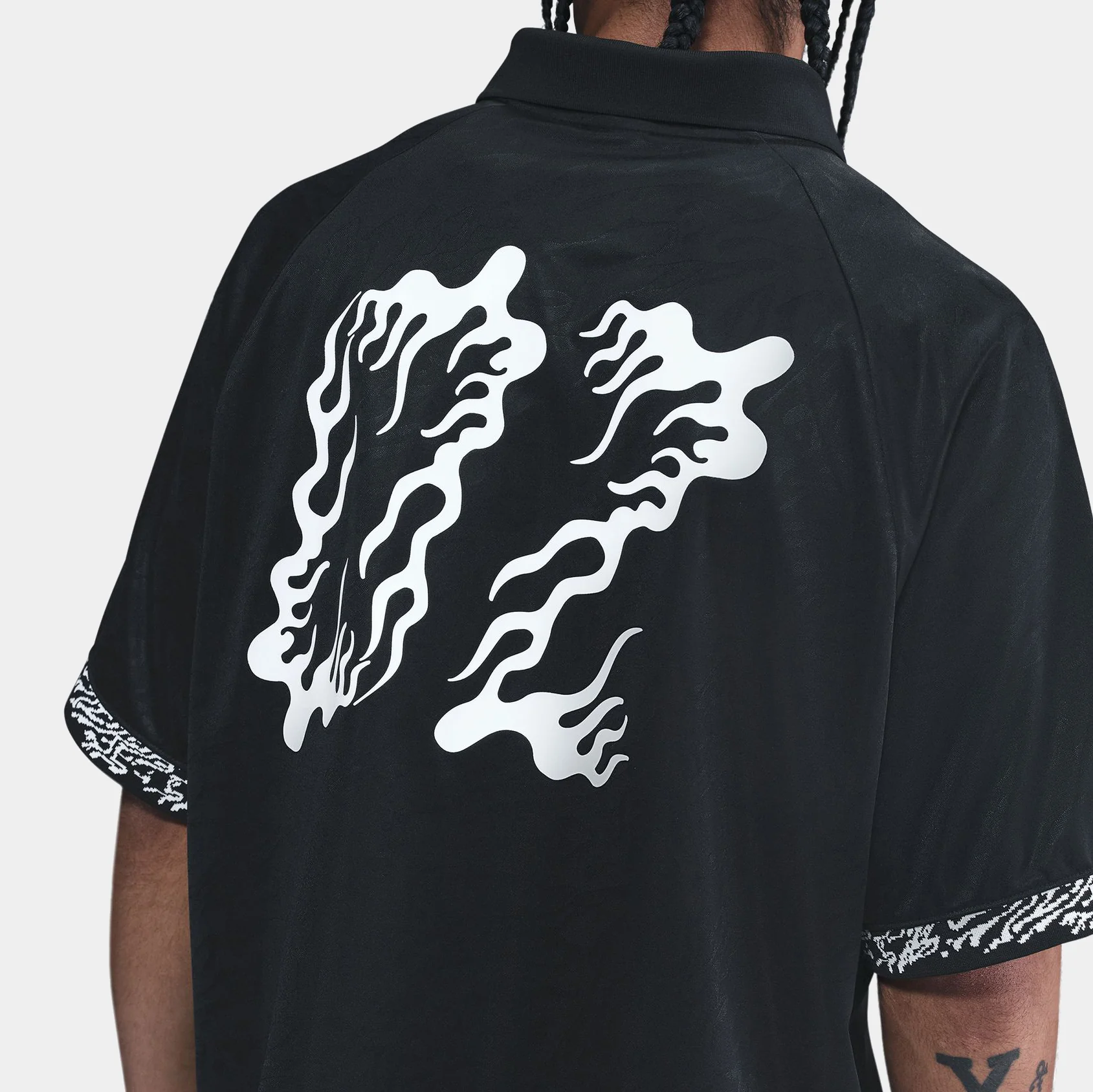 NIKE SB DRI-FIT JACQUARD JERSEY - BLACK - Image 2