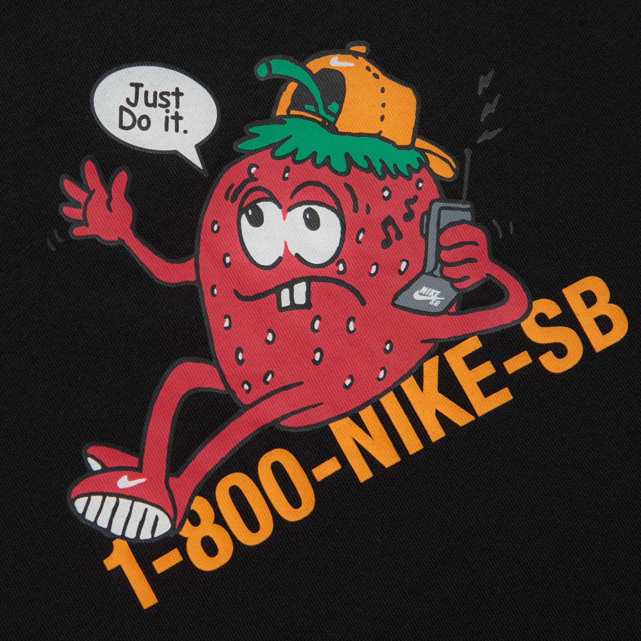 NIKE SB FLIP PHONE TEE - BLACK - Image 2
