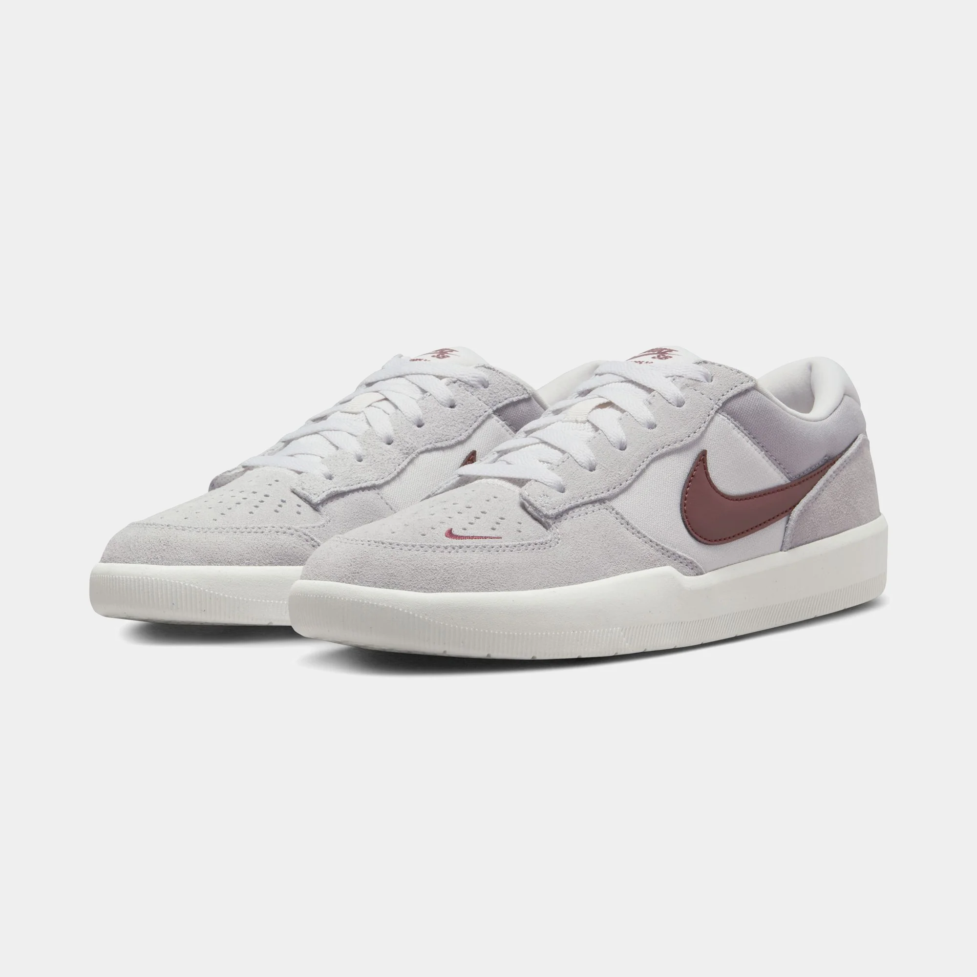 NIKE SB FORCE 58 - PLATINUM TINT/DARK TEAM RED - Image 2