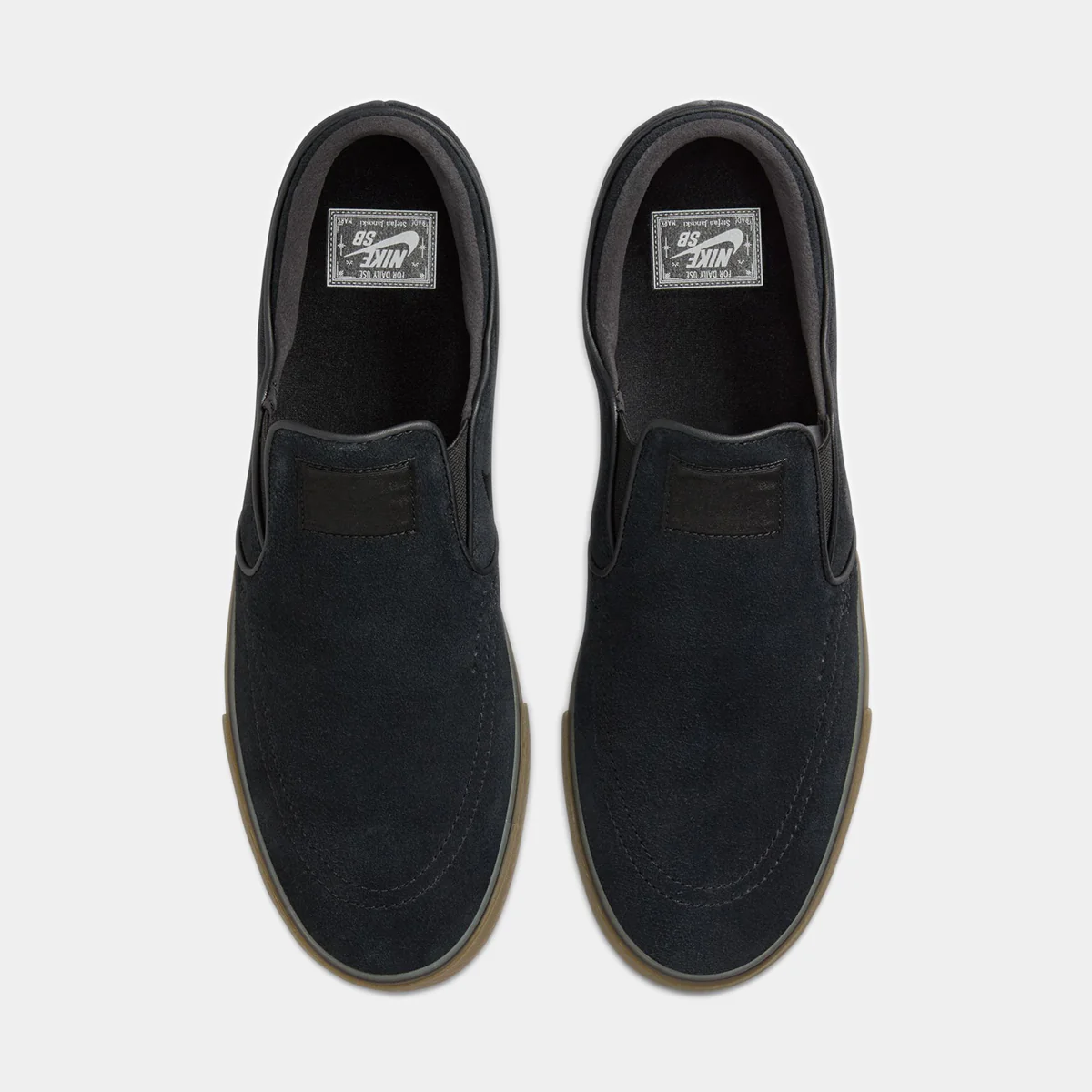 NIKE SB JANOSKI+ SLIP - BLACK/GUM/LIGHT BROWN - Image 3