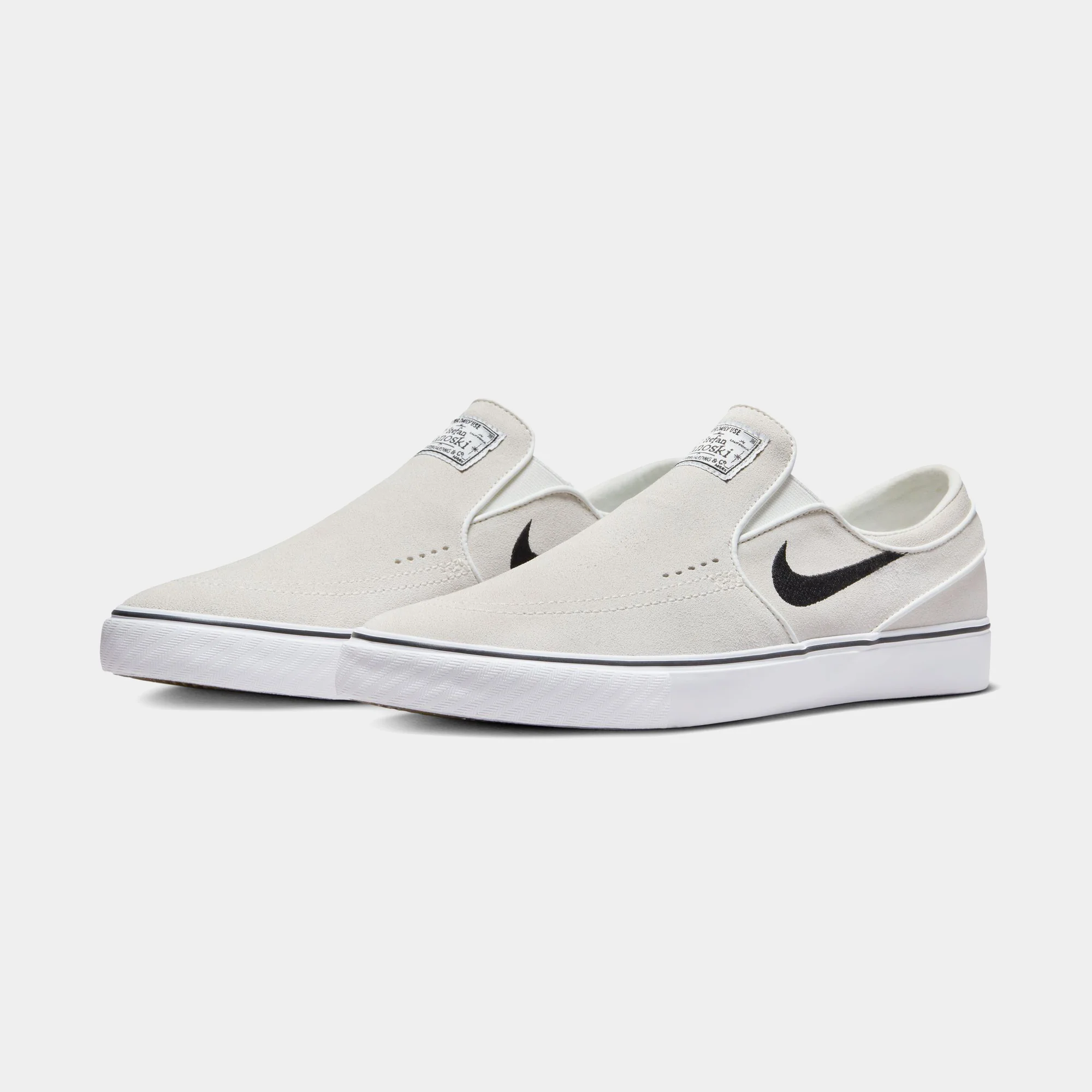 NIKE SB JANOSKI+ SLIP - SUMMIT WHITE/BLACK - Image 2