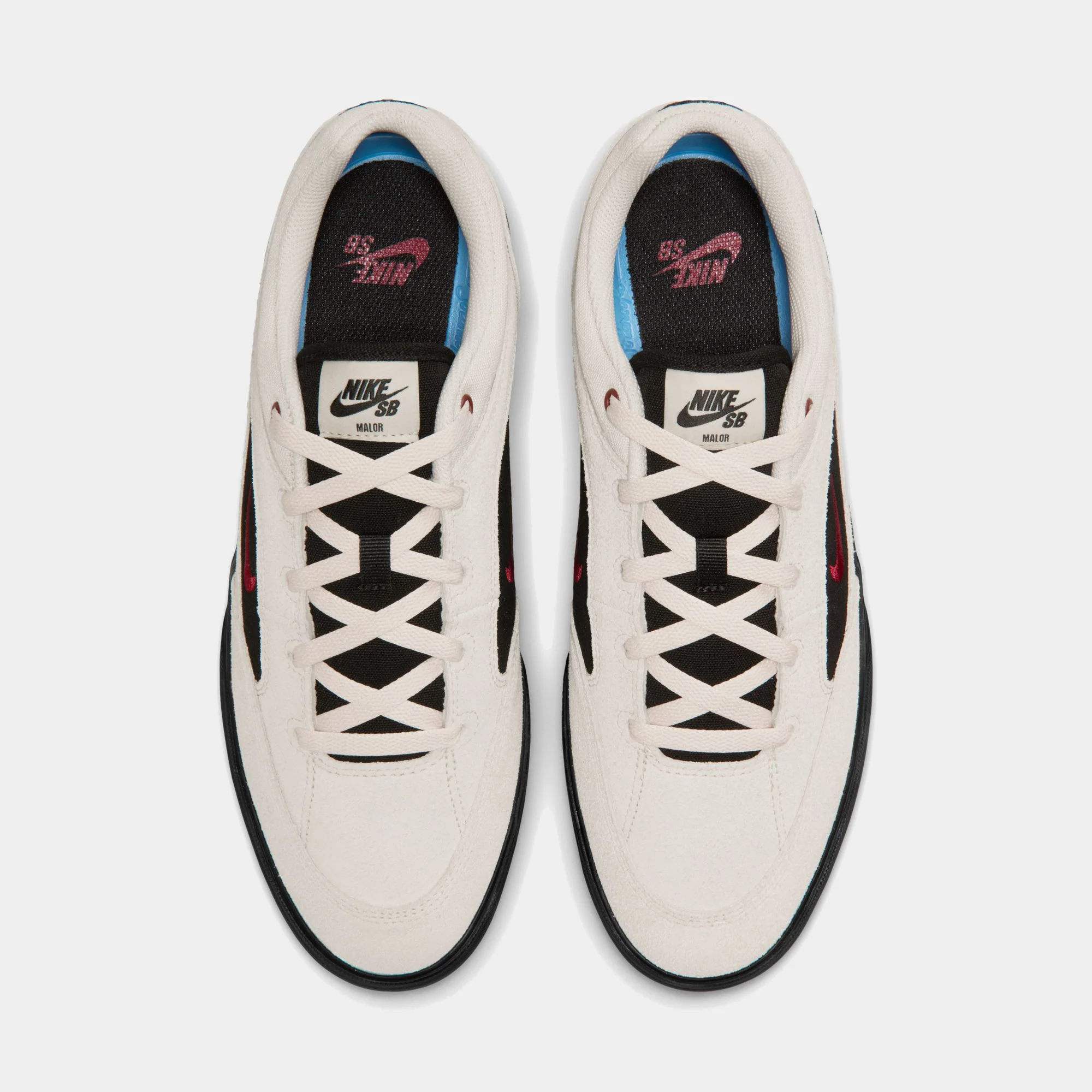 NIKE SB MALOR - LIGHT OREWOOD BROWN/TEAM RED - Image 3