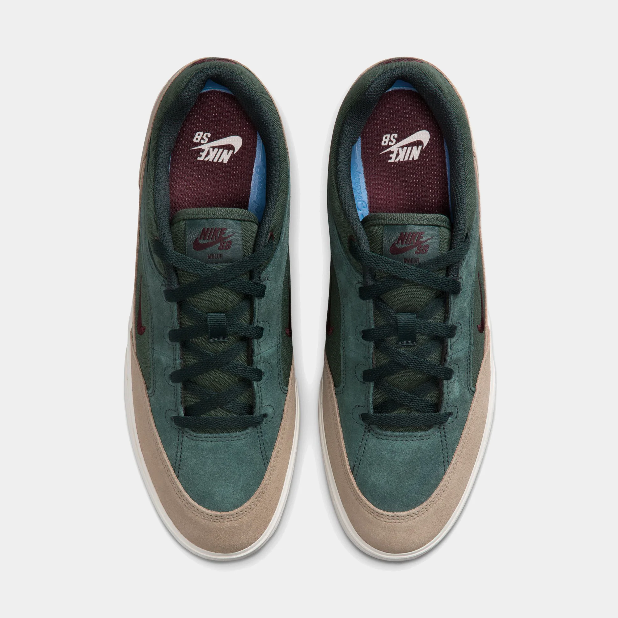 NIKE SB MALOR - SEAWEED/BURGUNDY CRUSH - Image 3