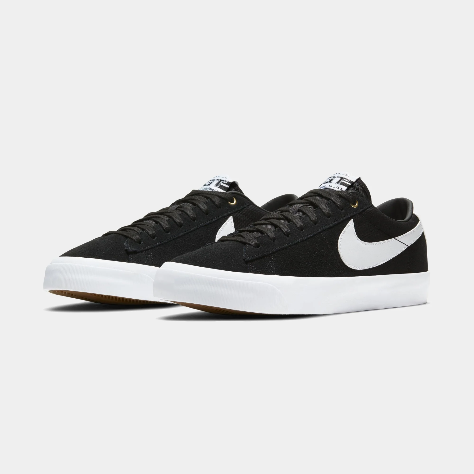 NIKE SB ZOOM BLAZER LOW PRO GT - BLACK/WHITE - Image 2