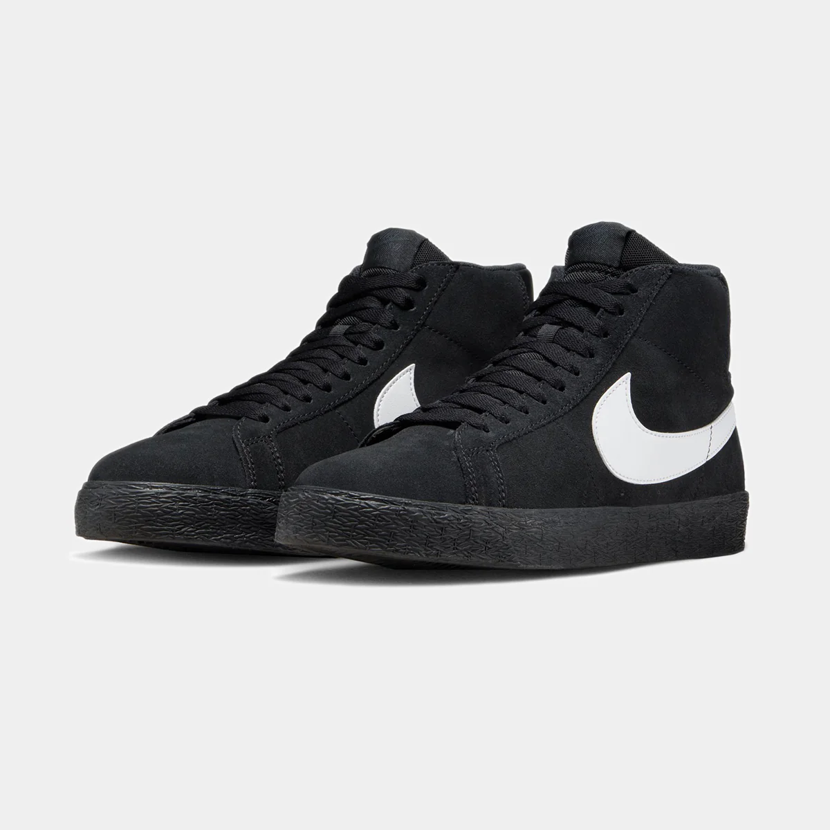 NIKE SB ZOOM BLAZER MID - BLACK/BLACK/WHITE - Image 2