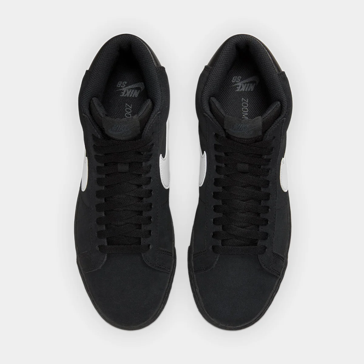 NIKE SB ZOOM BLAZER MID - BLACK/BLACK/WHITE - Image 3