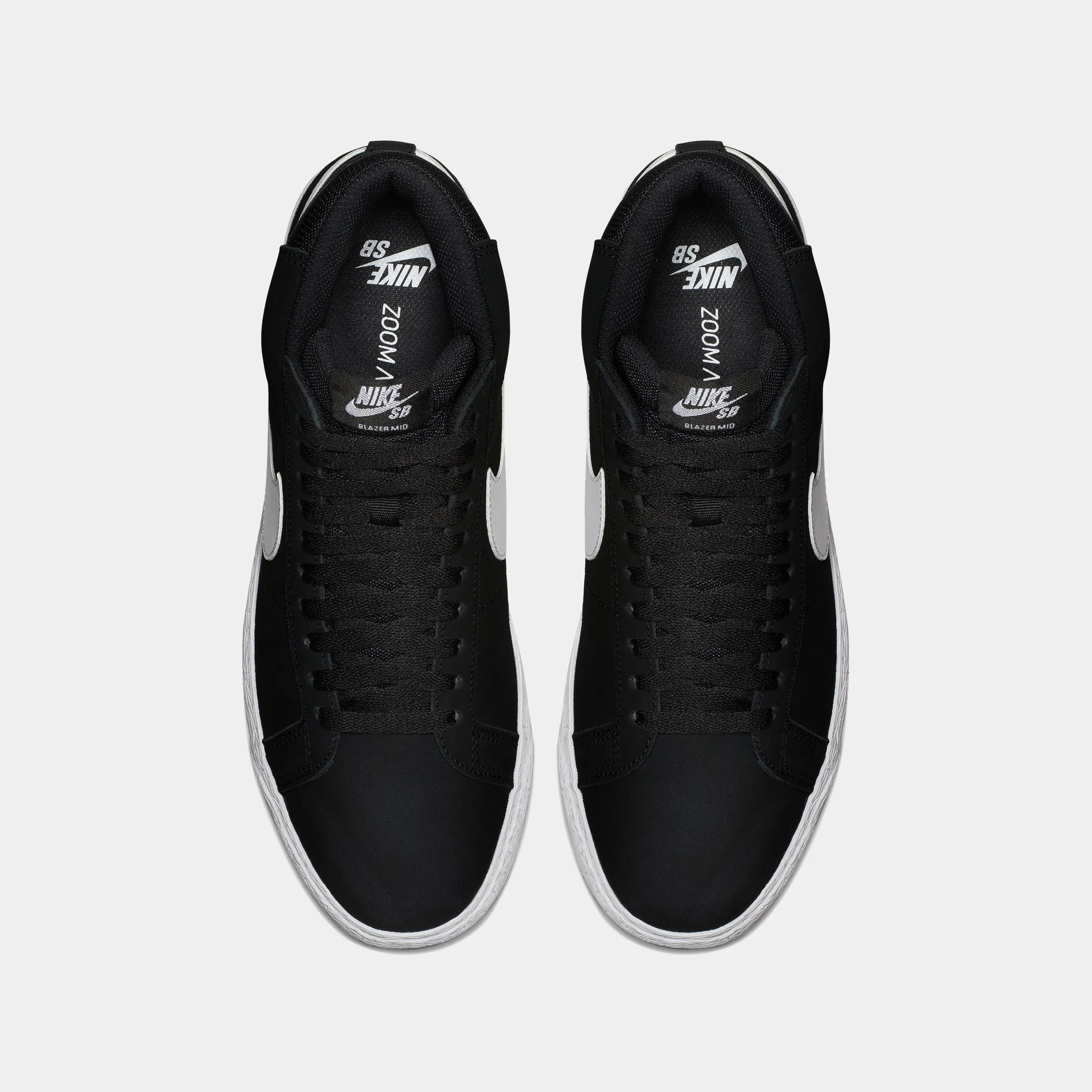 NIKE SB ZOOM BLAZER MID - BLACK/WHITE - Image 3