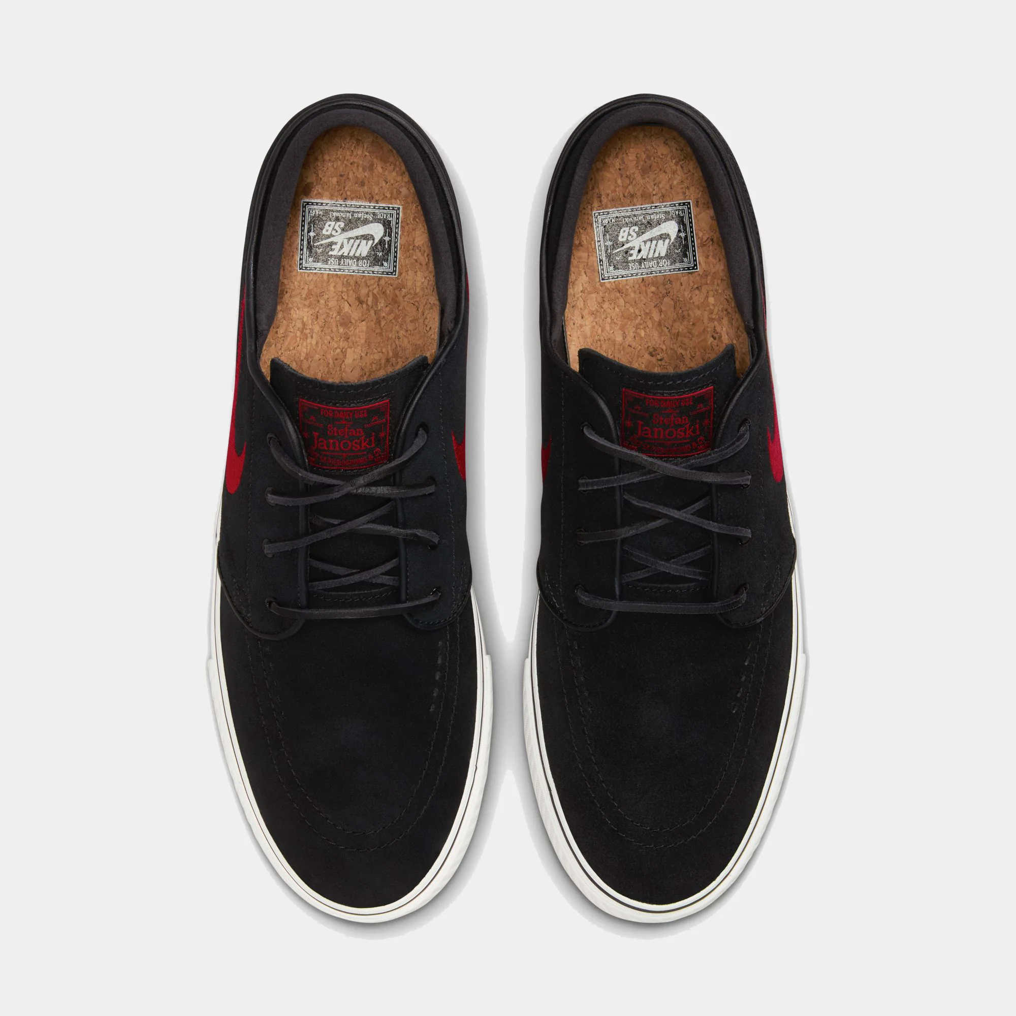 NIKE SB ZOOM JANOSKI OG+ - BLACK/UNIVERSITY RED - Image 3