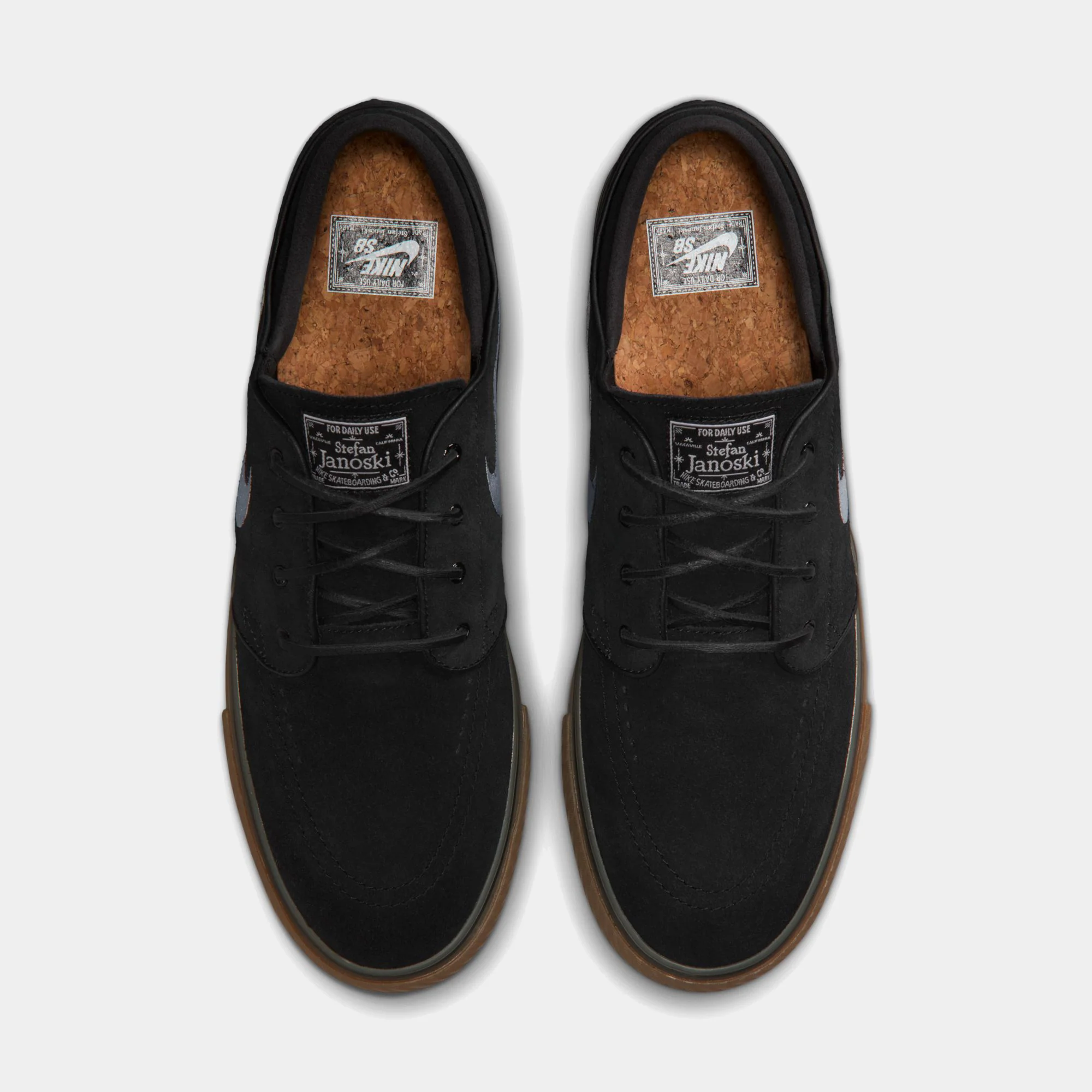 NIKE SB ZOOM JANOSKI OG+ - BLACK/WHITE-GUM - Image 3